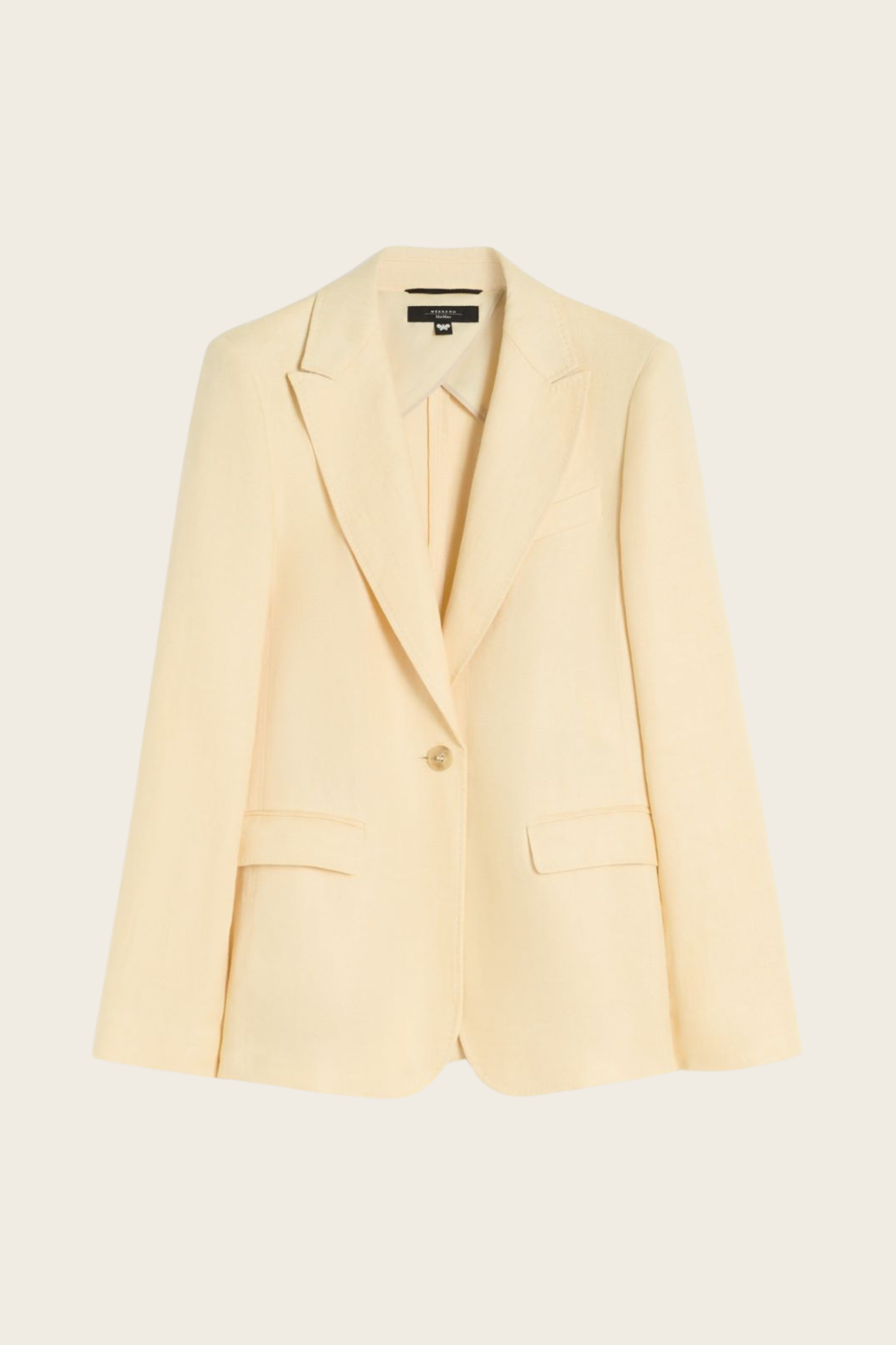 Nalut Linen Canvas Blazer - MaxMara