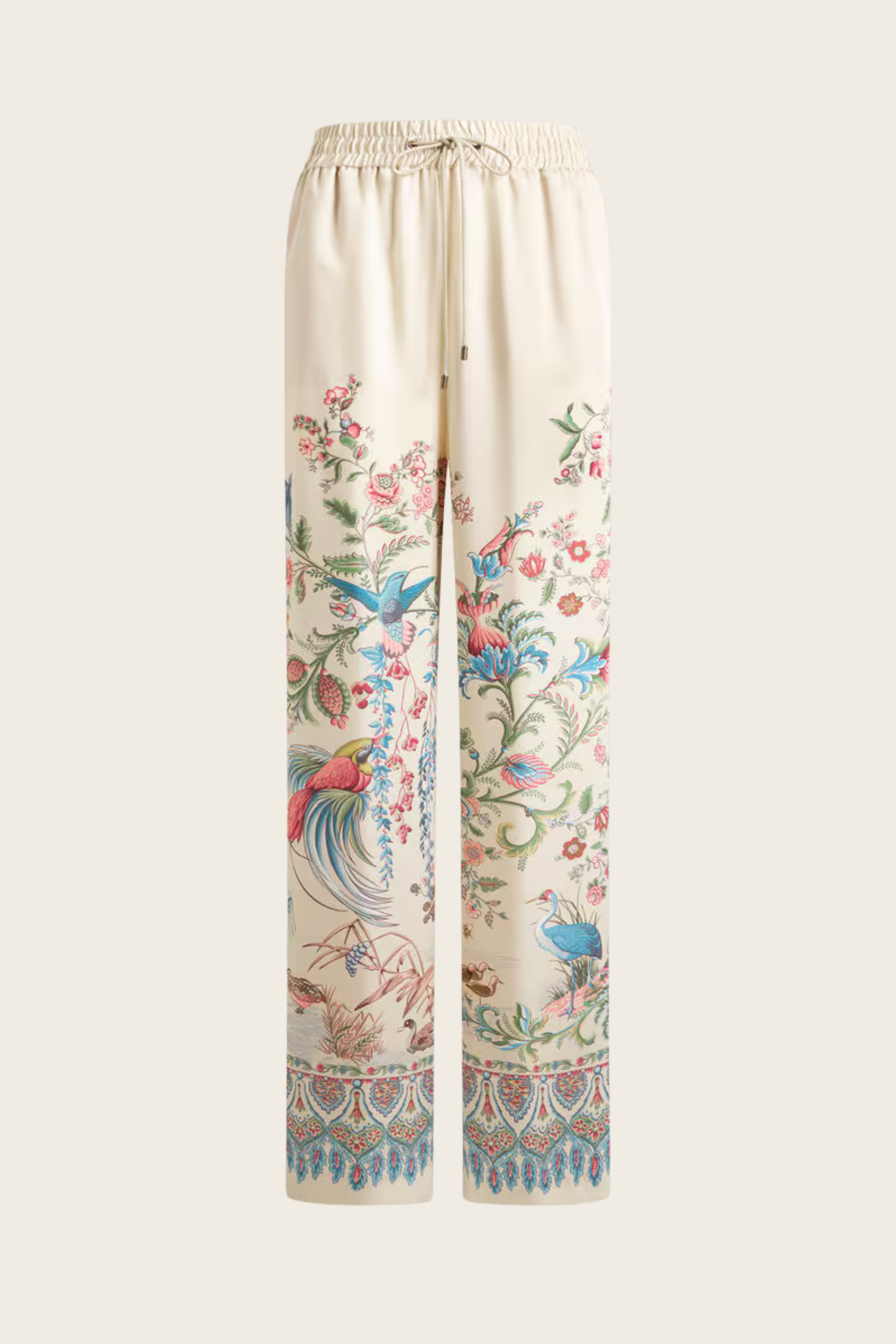 Floral Wide-Leg Trousers - Etro