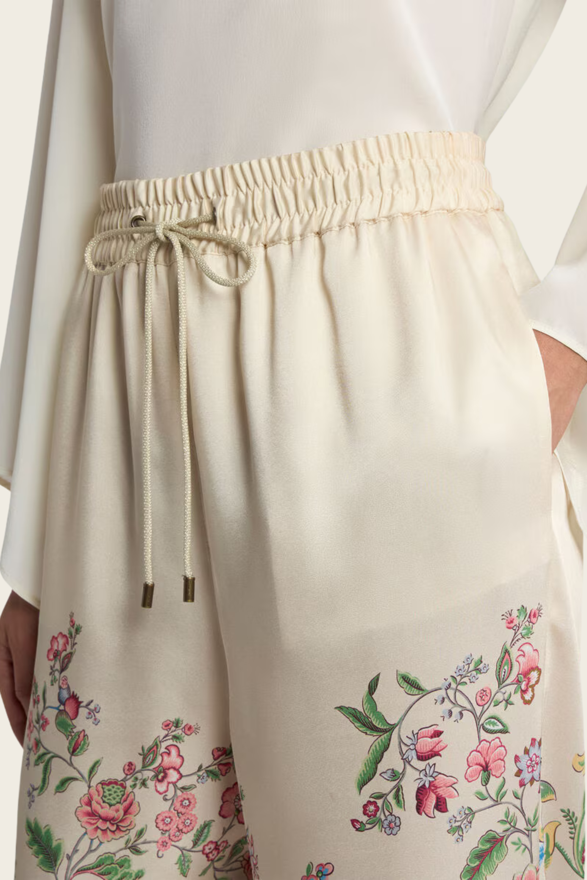 Floral Wide-Leg Trousers - Etro