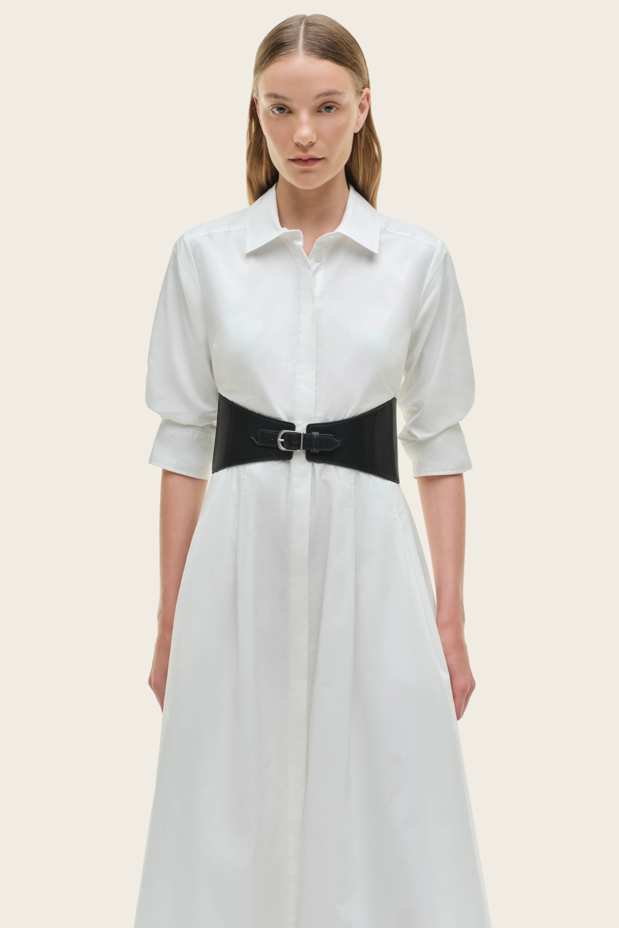 Olson Belted Cotton Midi Dress - Simkhai