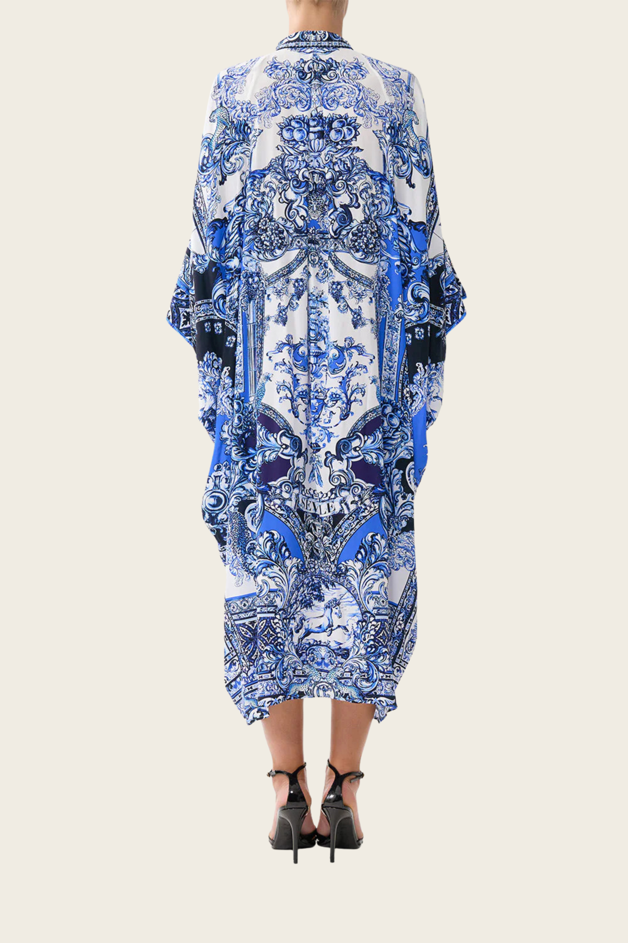 Batwing Kaftan - A Tiled Wonderland - Camilla - ESPACE CANNELLE - SS26 - New Arrivals