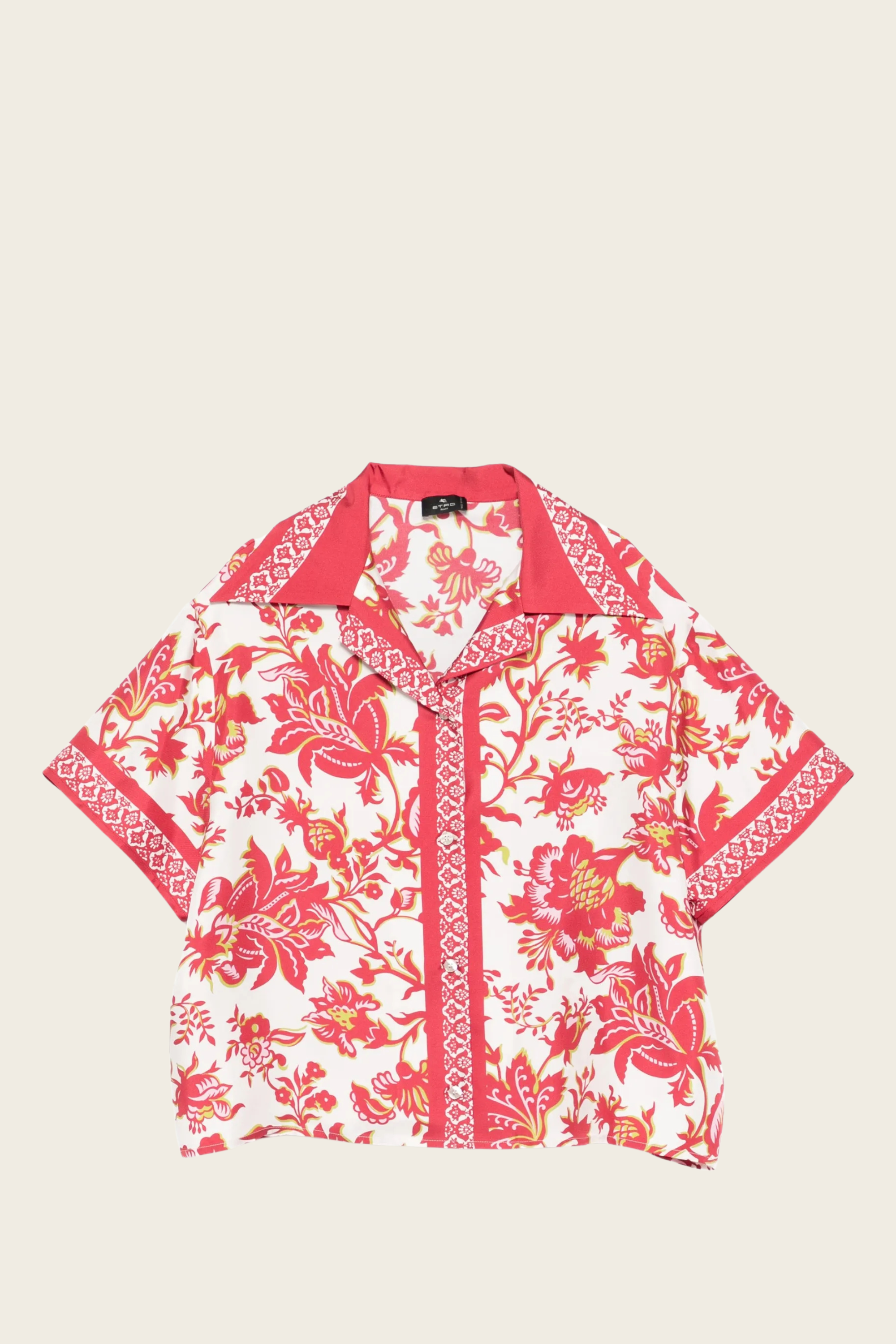 Floral Pattern Short Sleeve Shirt - Etro