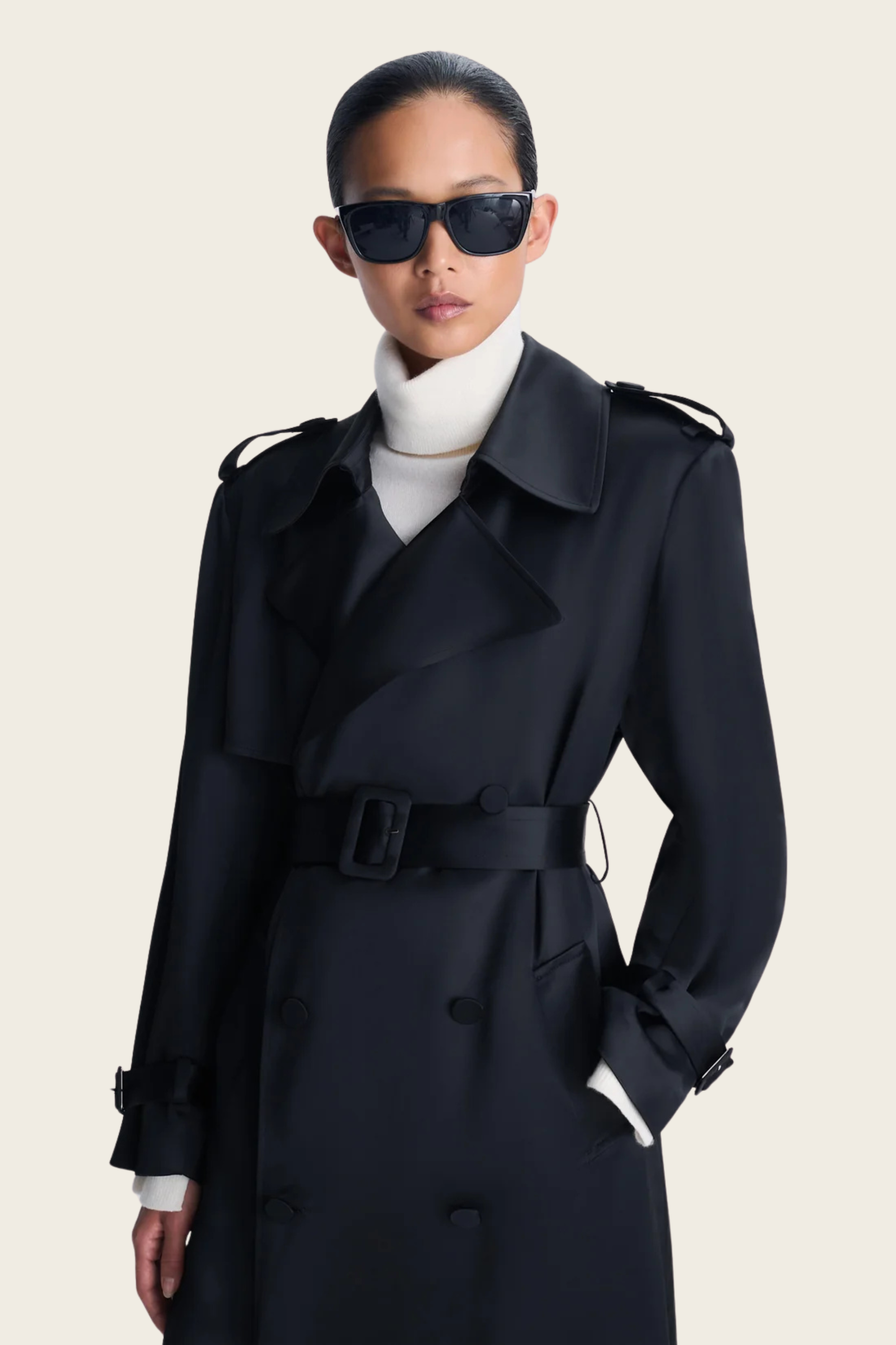Alvida Belted Coat - Simkhai