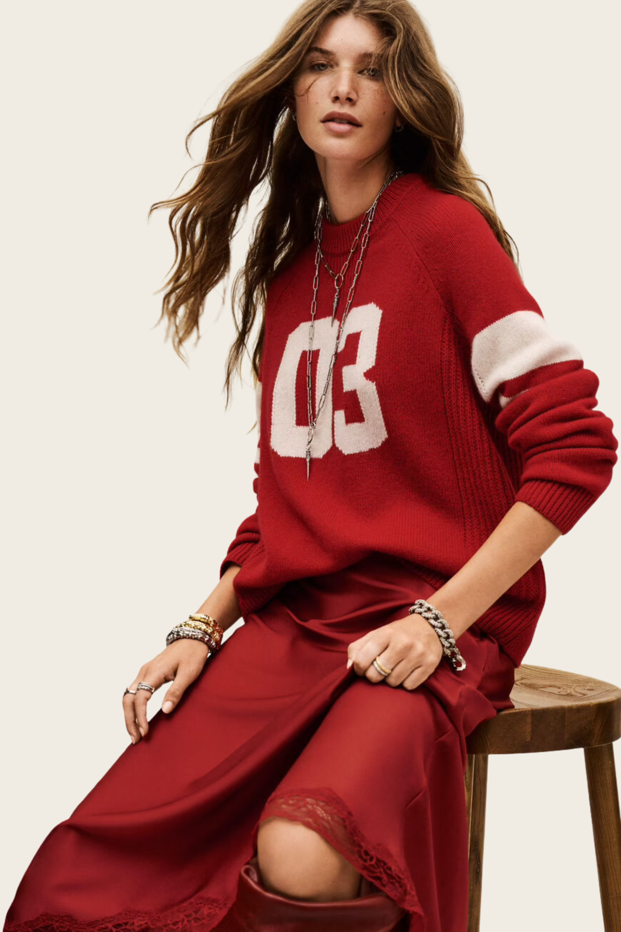 Cyla Midi-Length Skirt - Ba&Sh