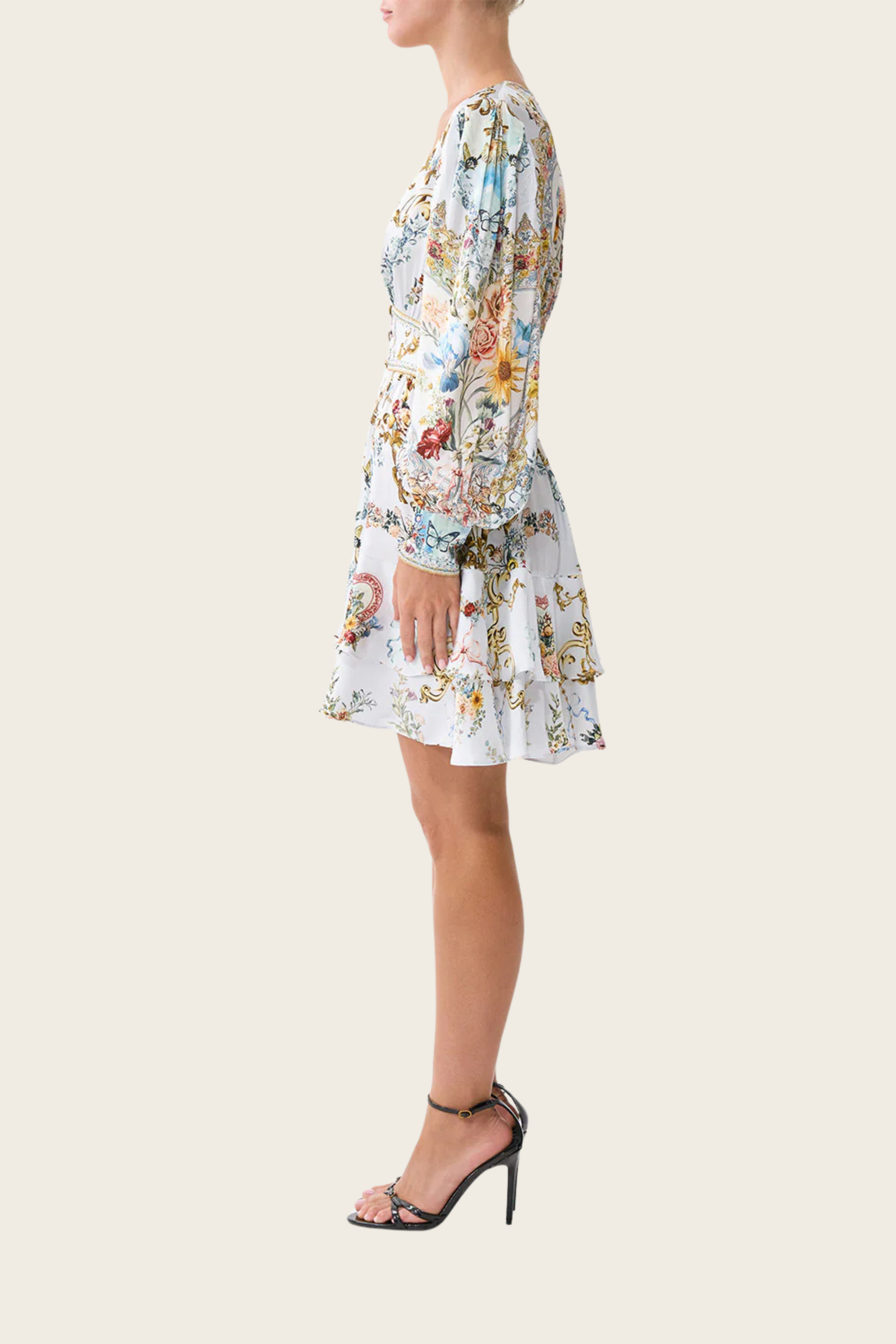 Button Front Frill Dress - Seville Sweetheart - Camilla - ESPACE CANNELLE - SS26 - New Arrivals