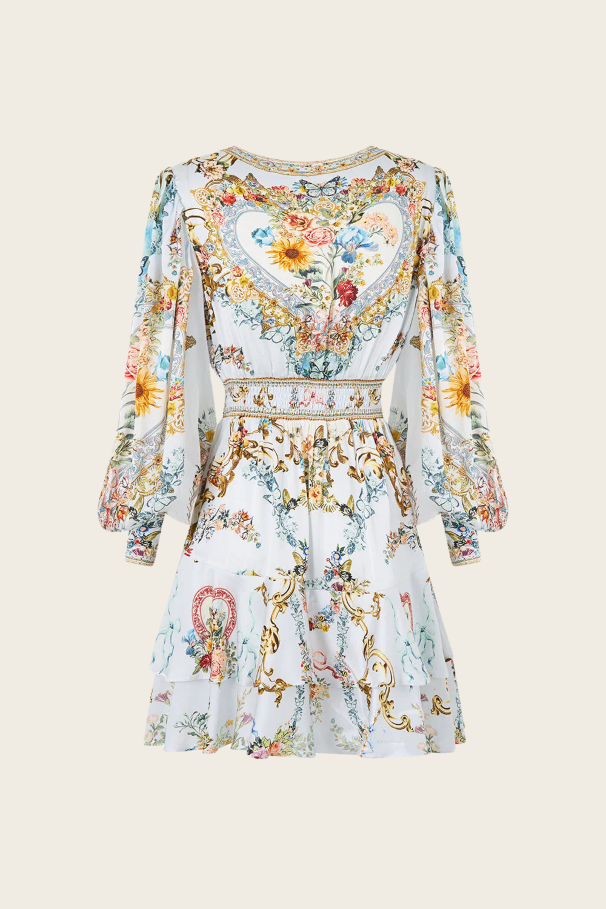 Button Front Frill Dress - Seville Sweetheart - Camilla - ESPACE CANNELLE - SS26 - New Arrivals