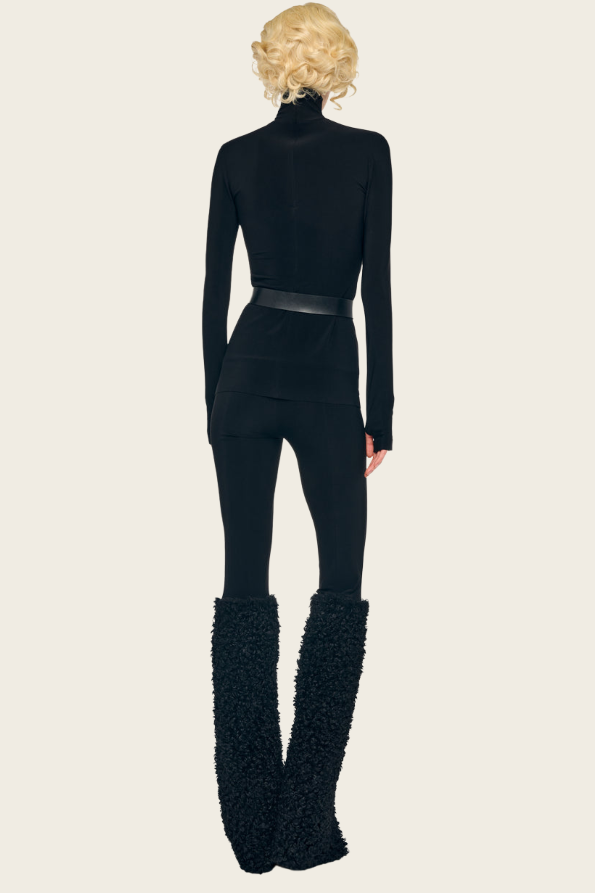 Long Sleeve Turtle Top - Norma Kamali