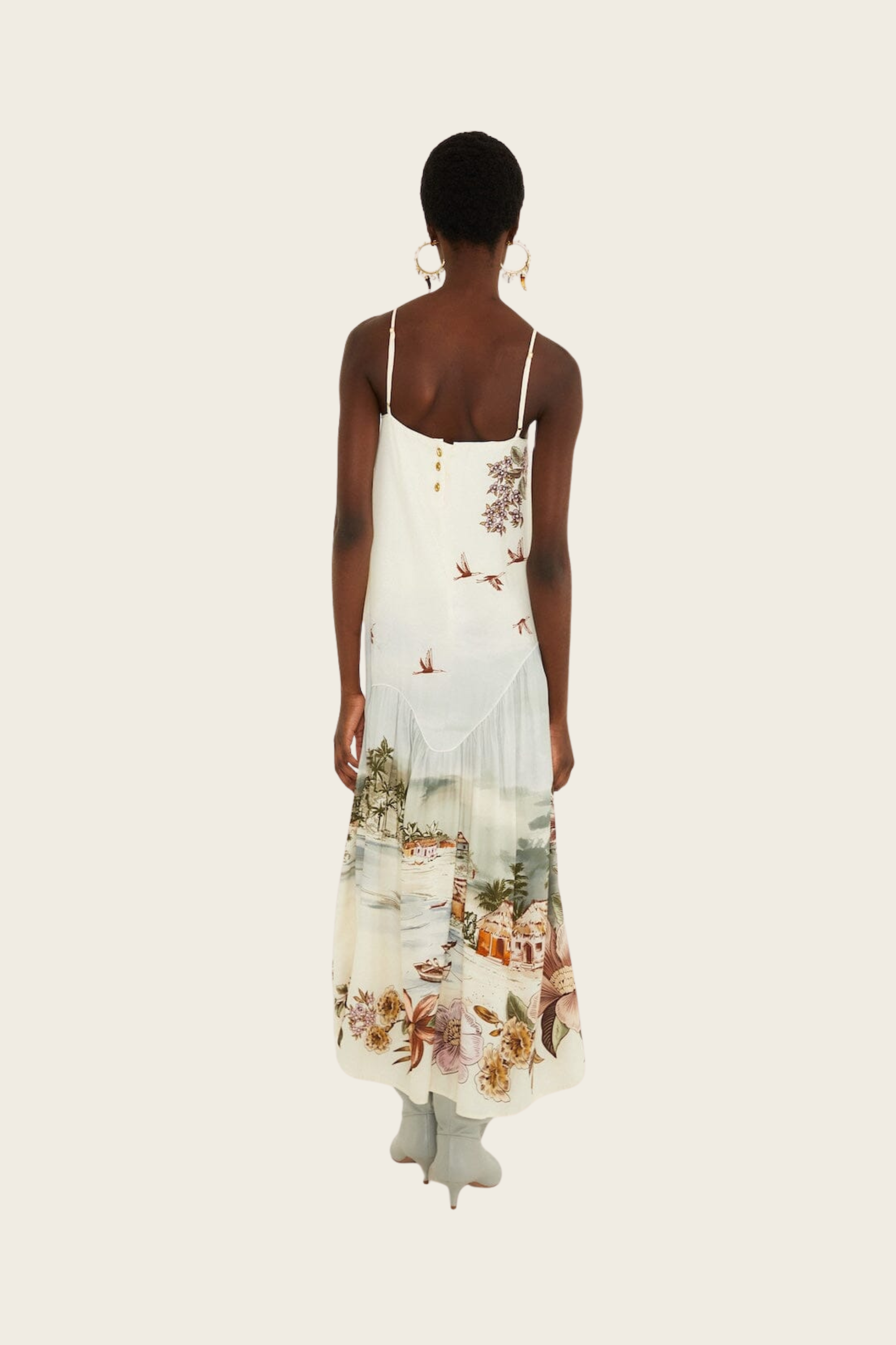 Toile de Rio Sleeveless Maxi Dress - FARM Rio