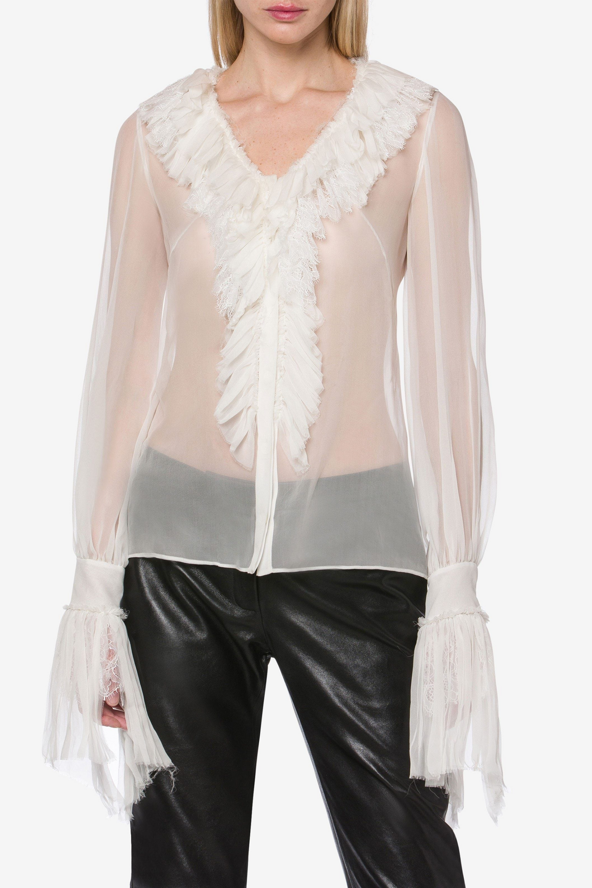Sustainable Gauze Shirt - Alberta Ferretti