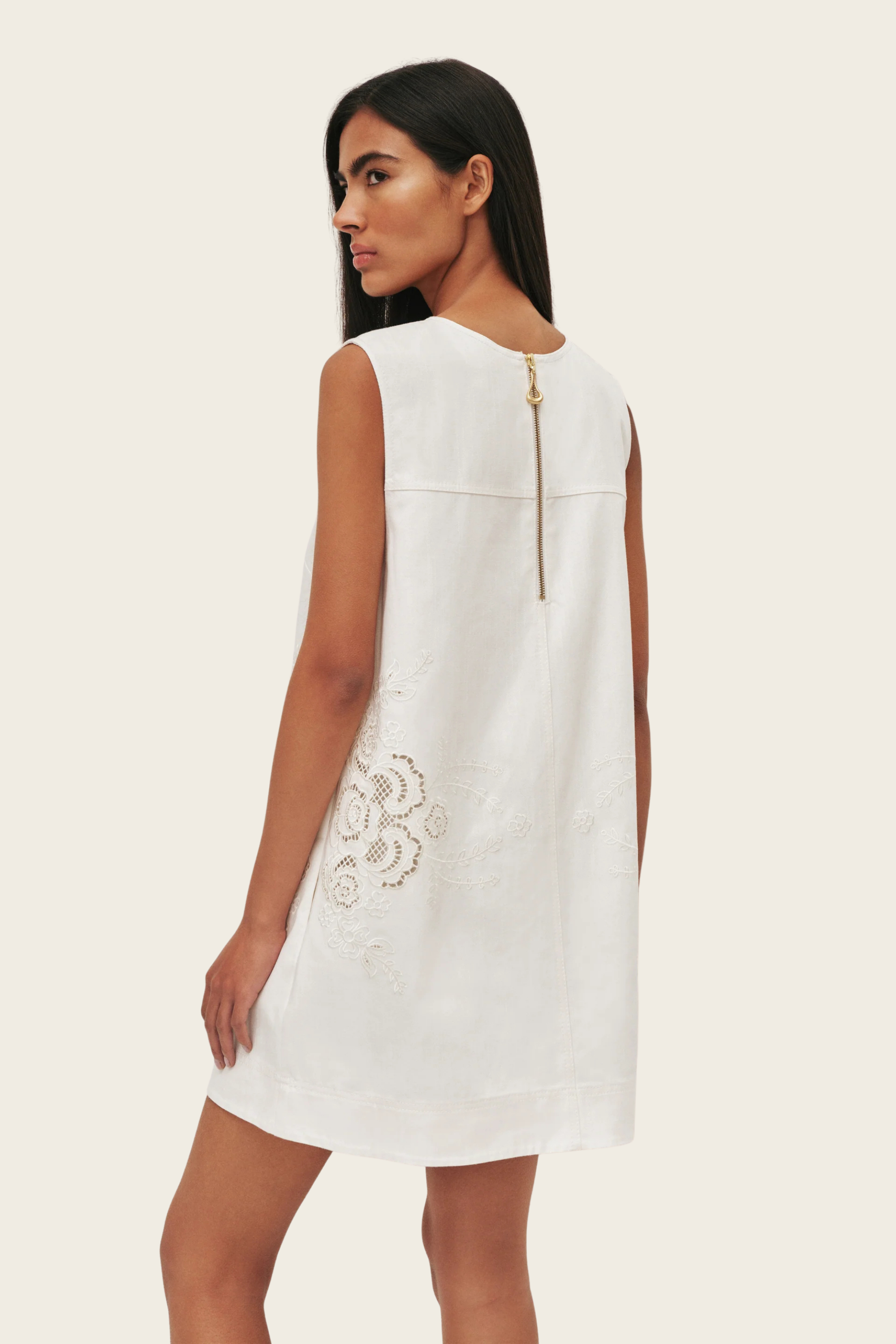 Halo Embroidered Mini Dress - Aje - ESPACE CANNELLE