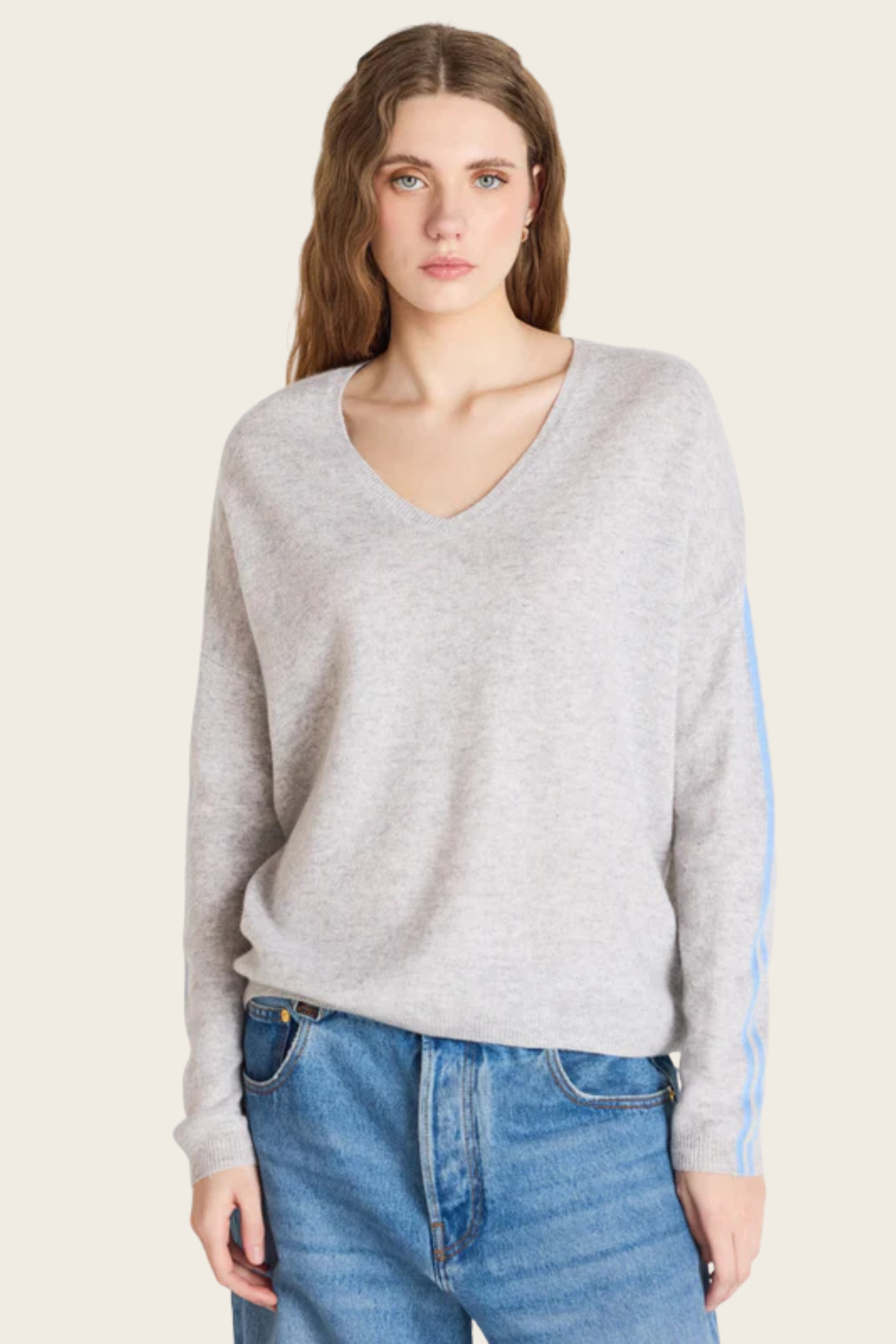 Camisola Alexia com decote em V - Absolut Cashmere