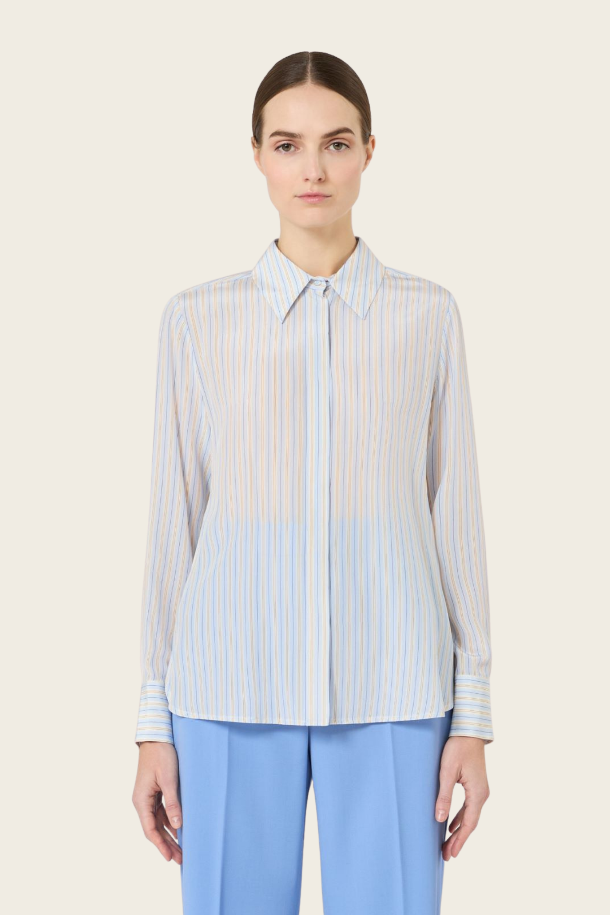 Printed crepe de chine shirt - MaxMara