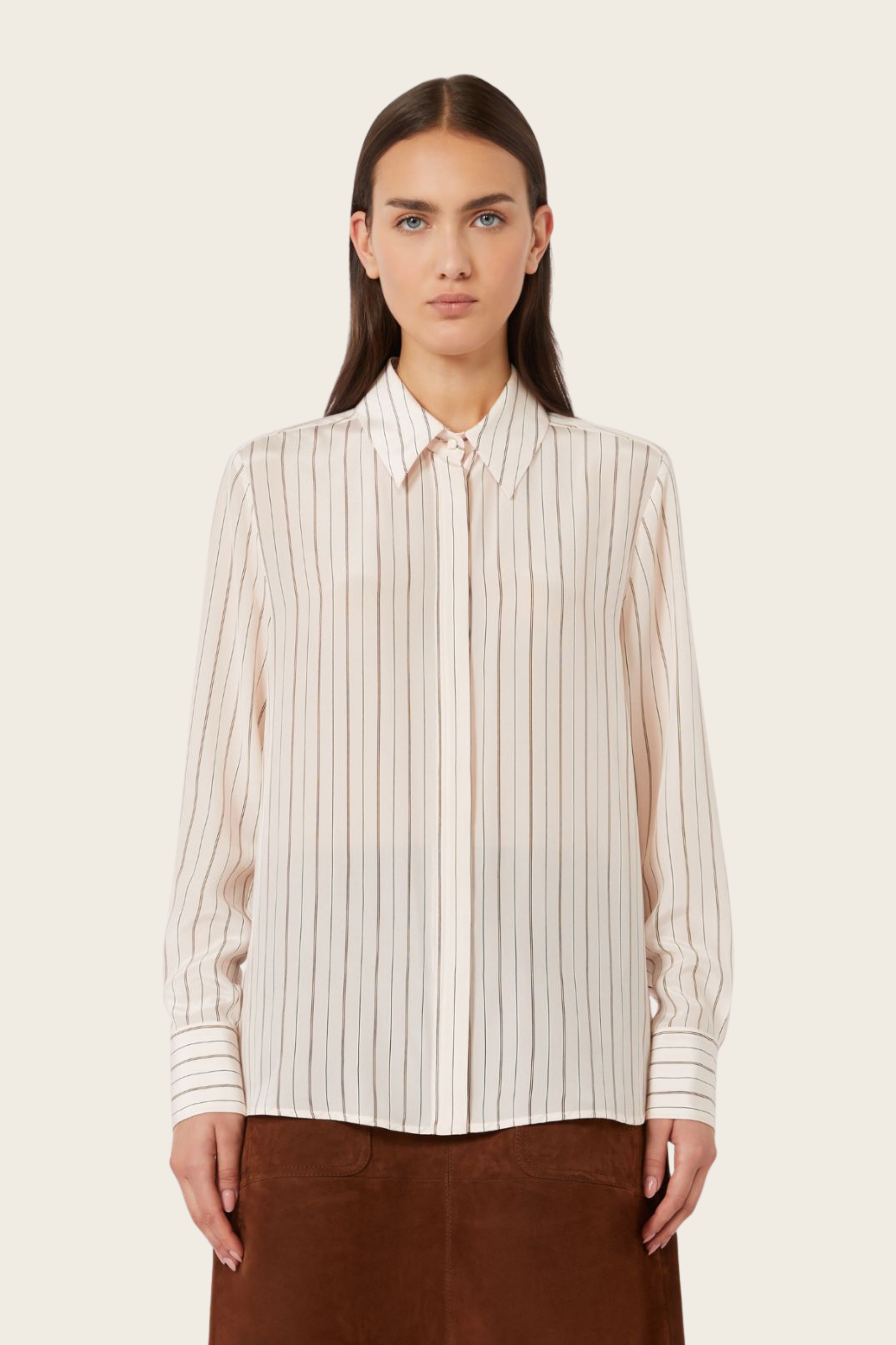 Printed crepe de chine shirt - MaxMara