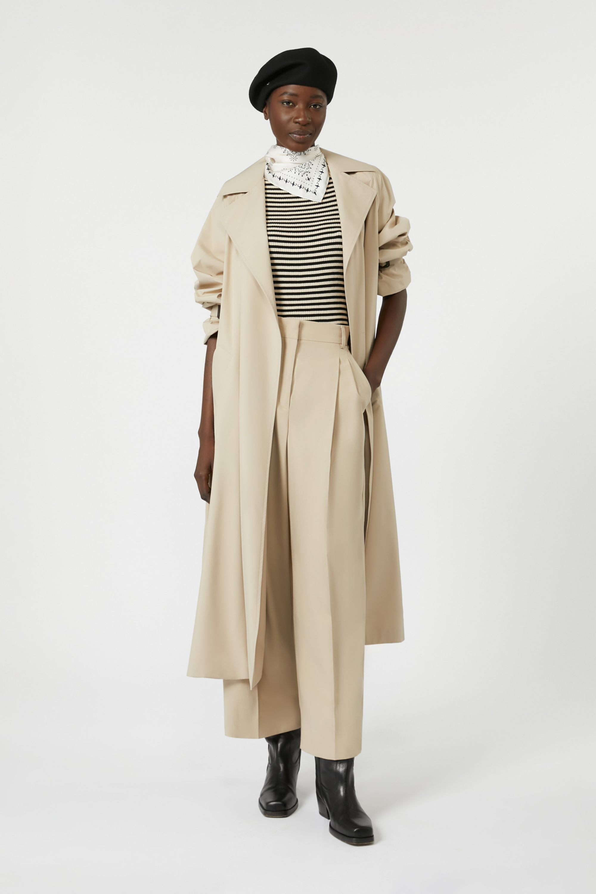 Fatto Canvas Trench Coat - Max Mara