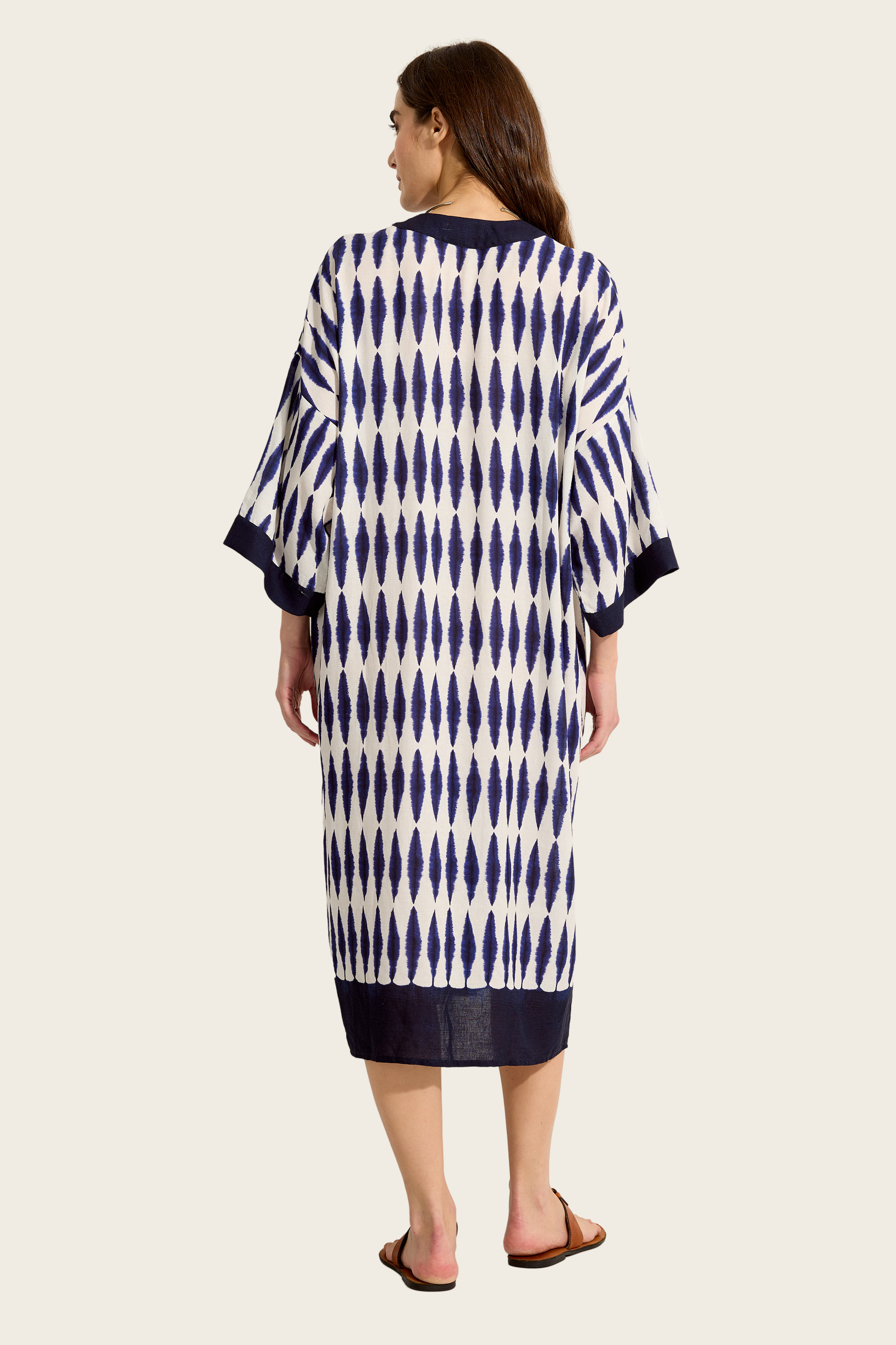 Ikat V-Neck Resort Dress - Lenny Niemeyer