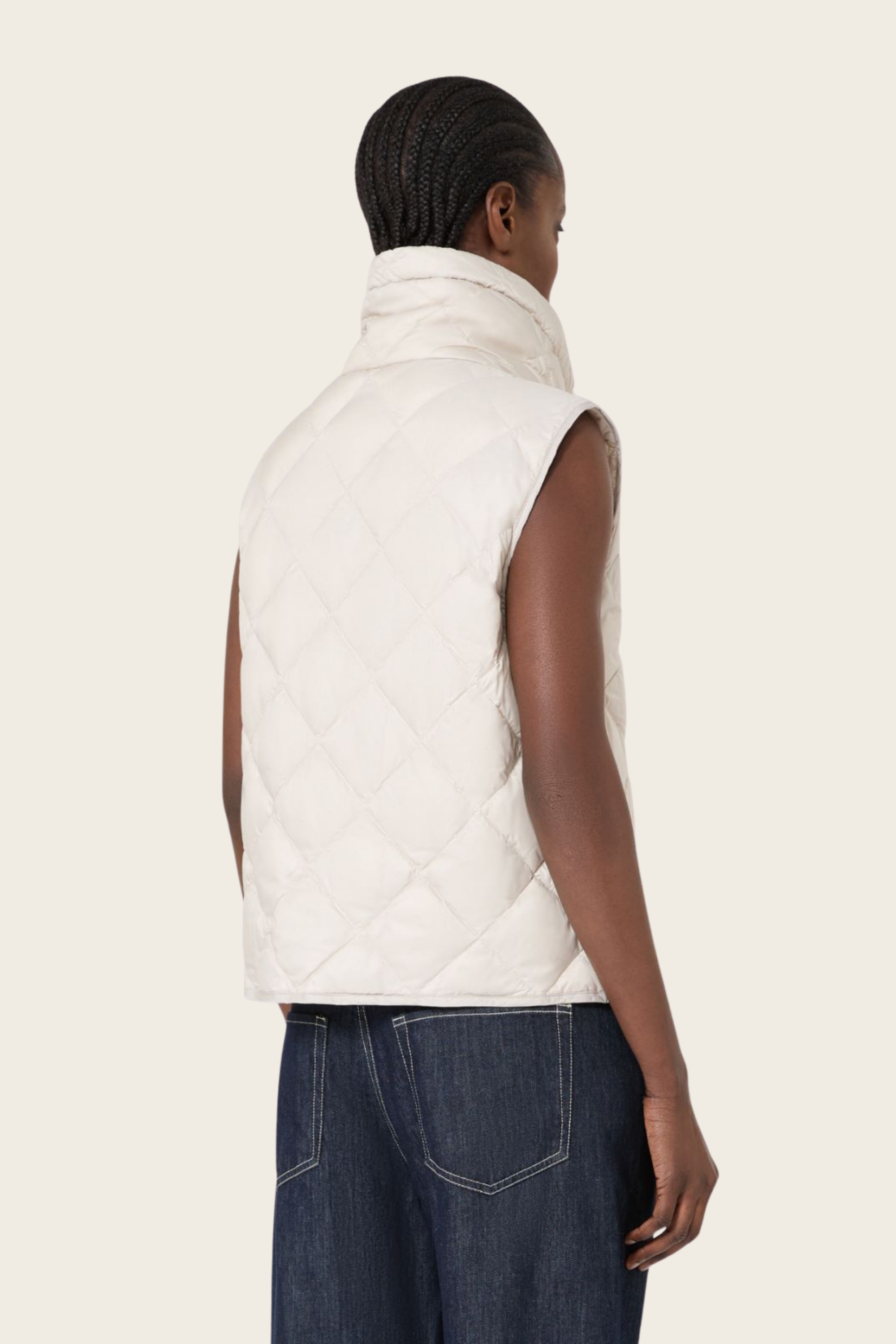 Padded water-repellent nylon canvas gilet - MaxMara
