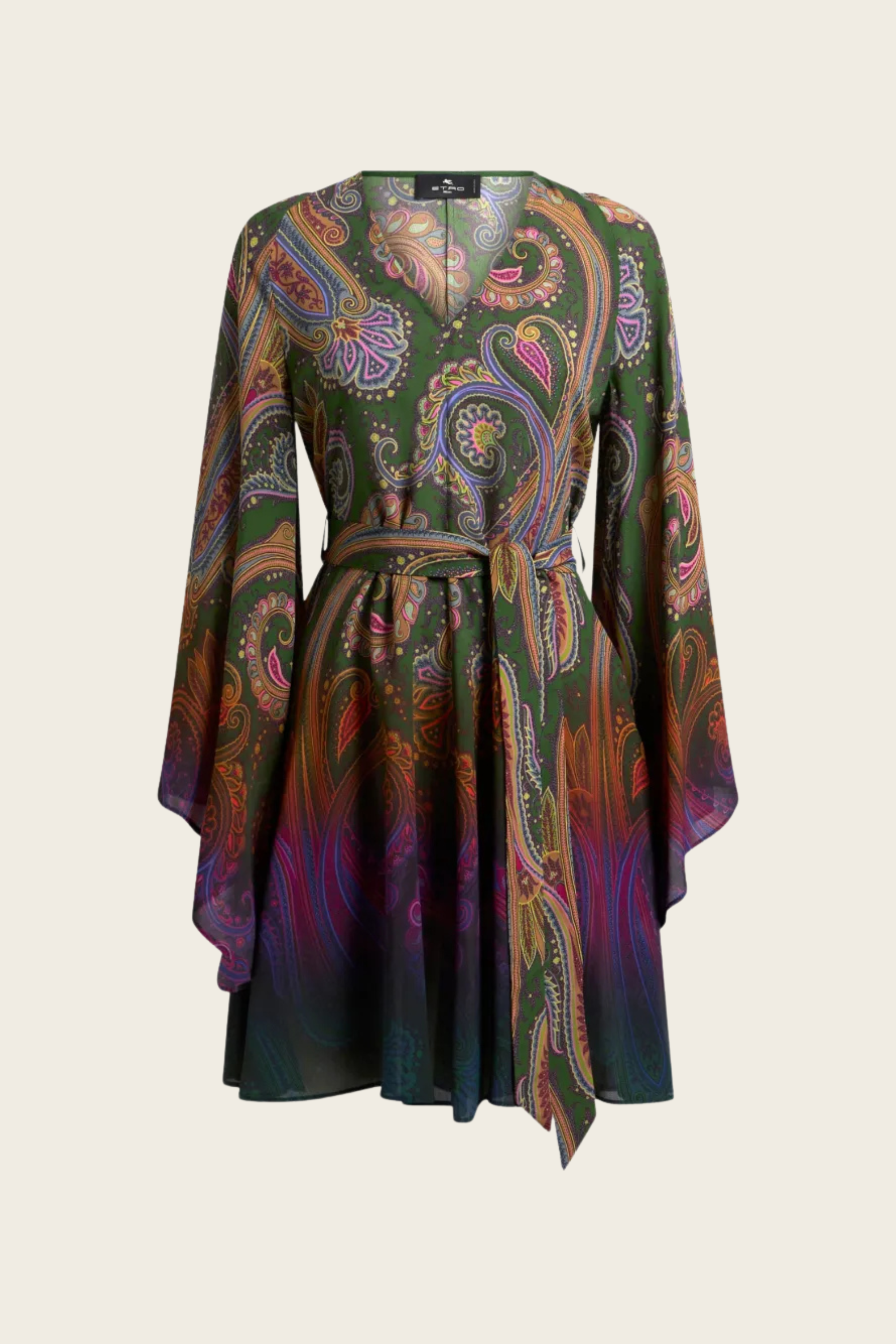 Paisley Belted Mini Dress - Etro