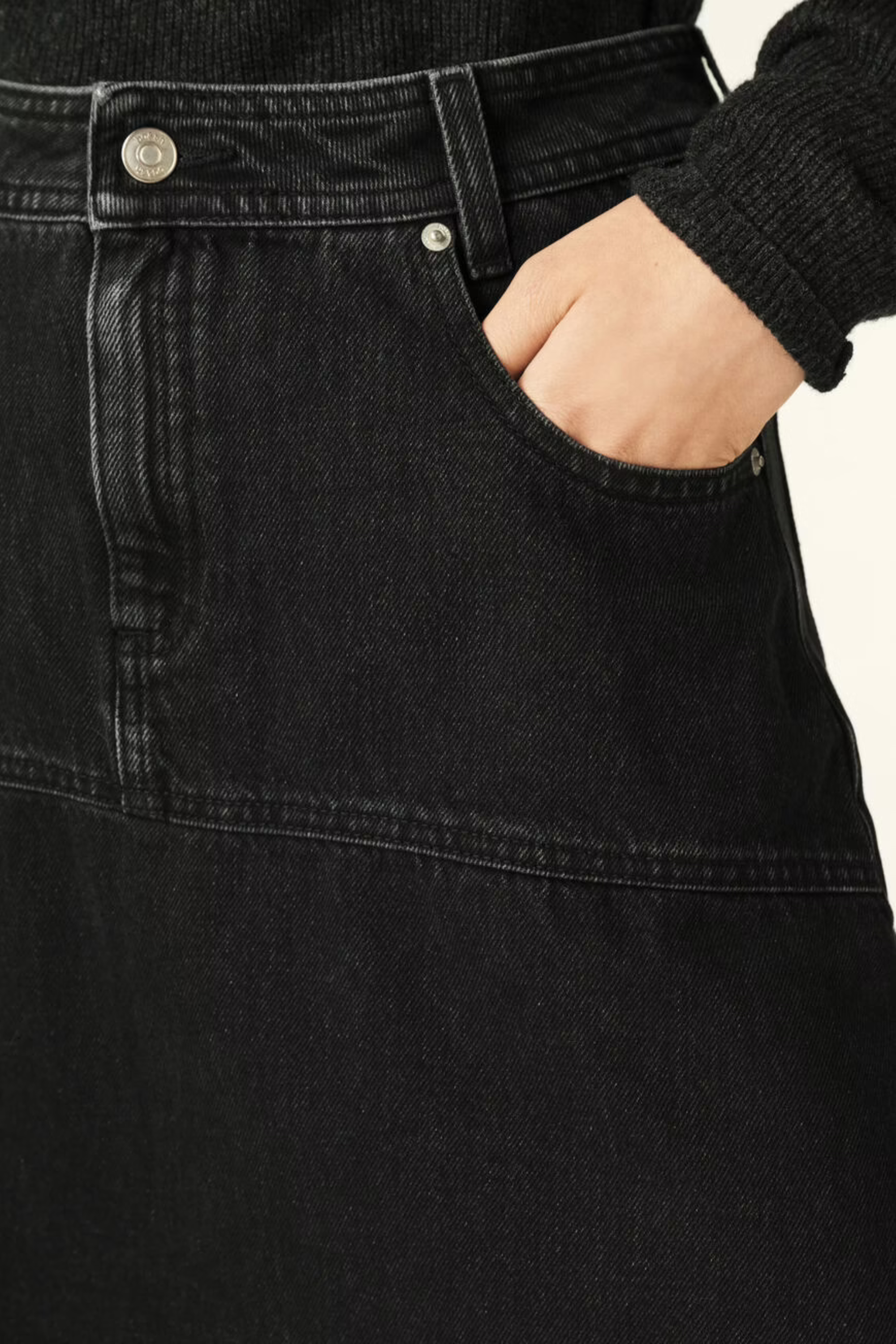 Volentia denim midi skirt - Ba&Sh