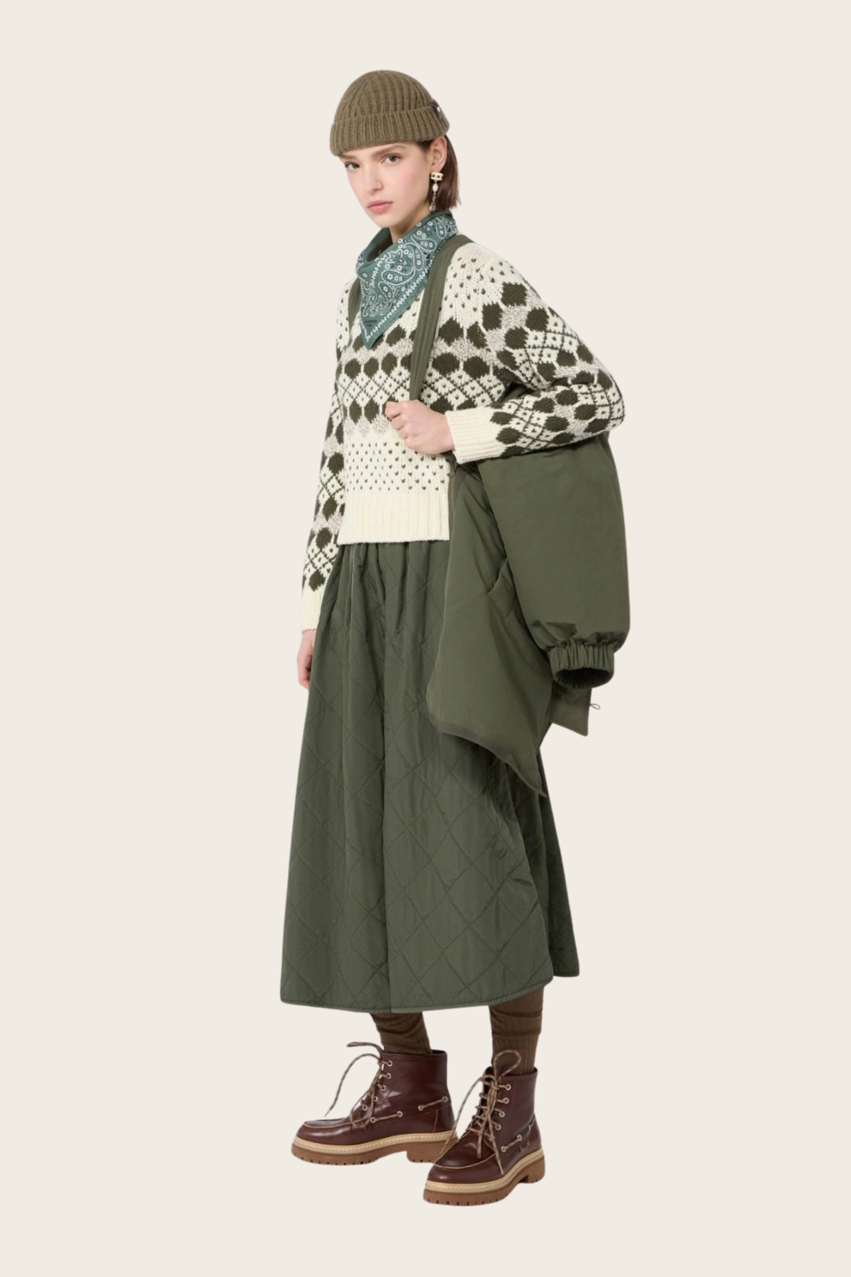 Briose Quilted Skirt - Max Mara