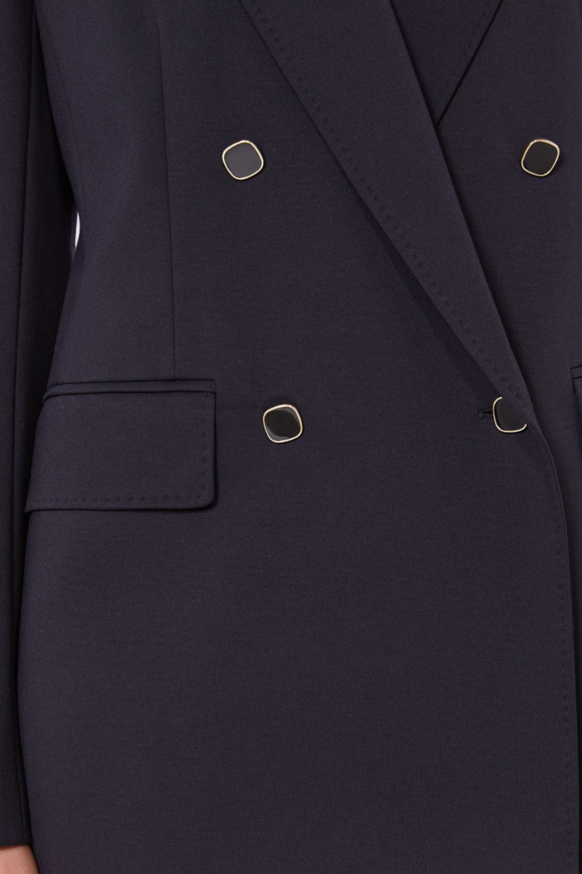 Milano-knit double-breasted jersey blazer - MaxMara