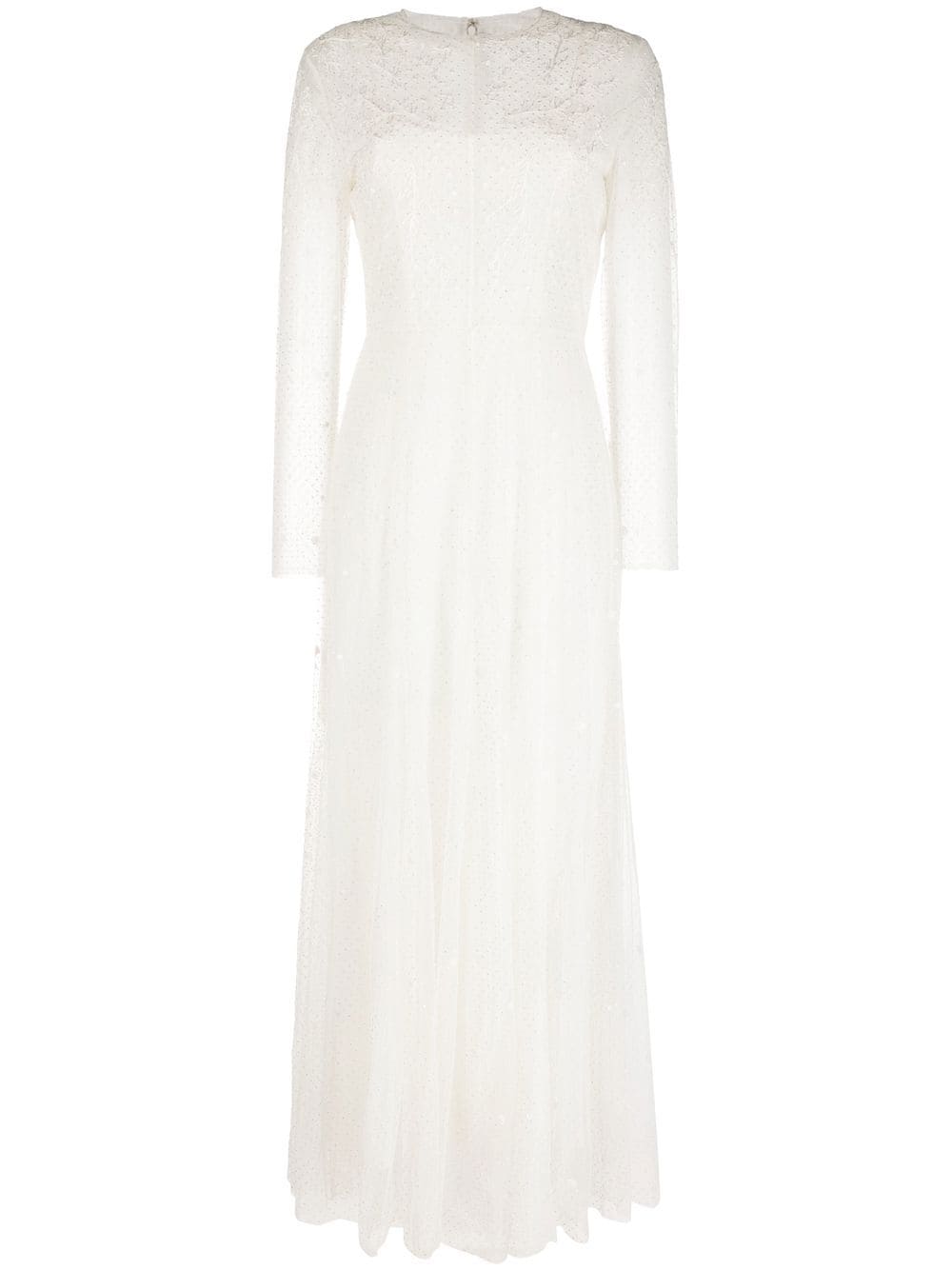 Long Tulle Lace Dress - Philosophy Di Lorenzo Serafini
