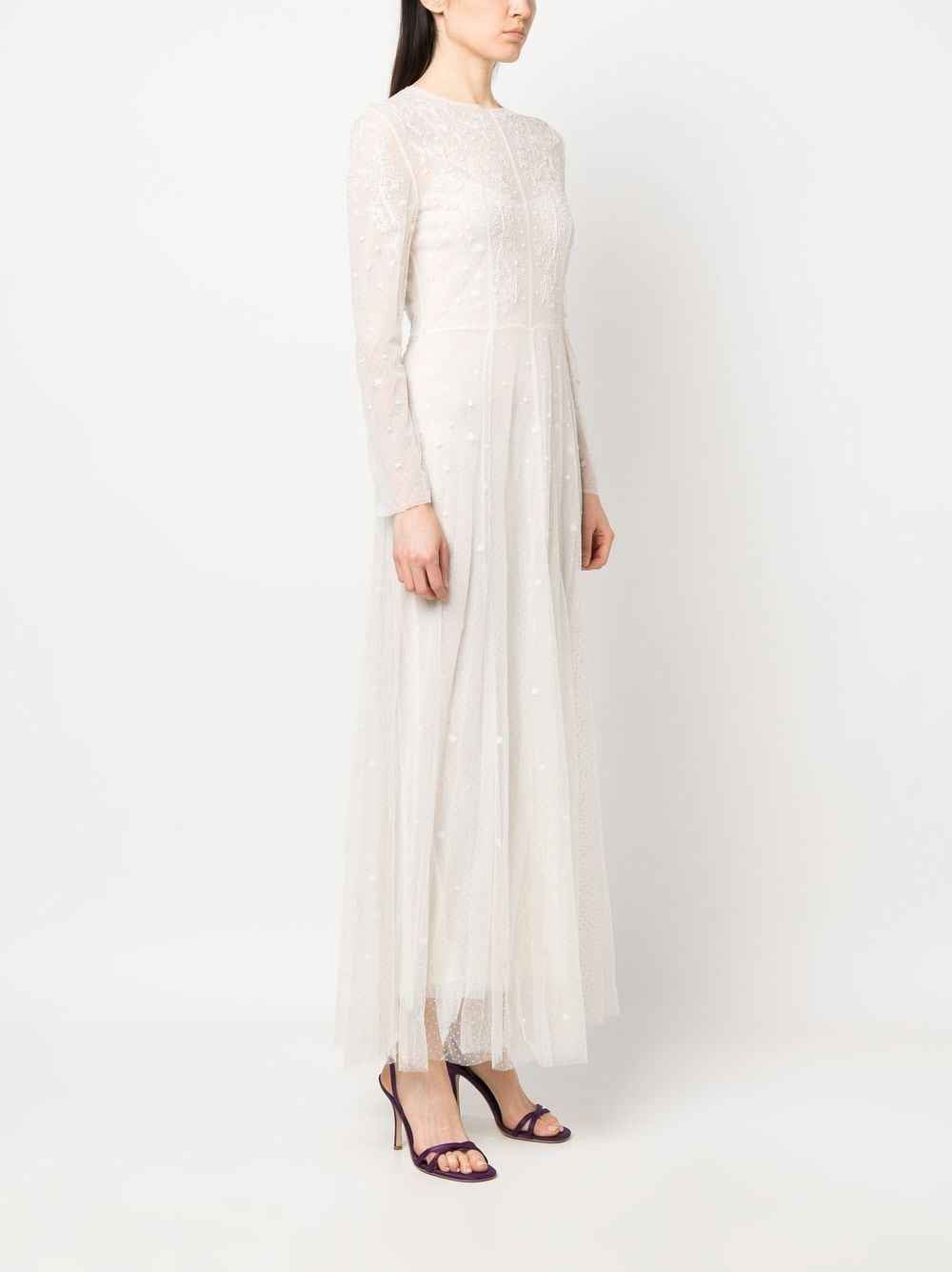 Long Tulle Lace Dress - Philosophy Di Lorenzo Serafini