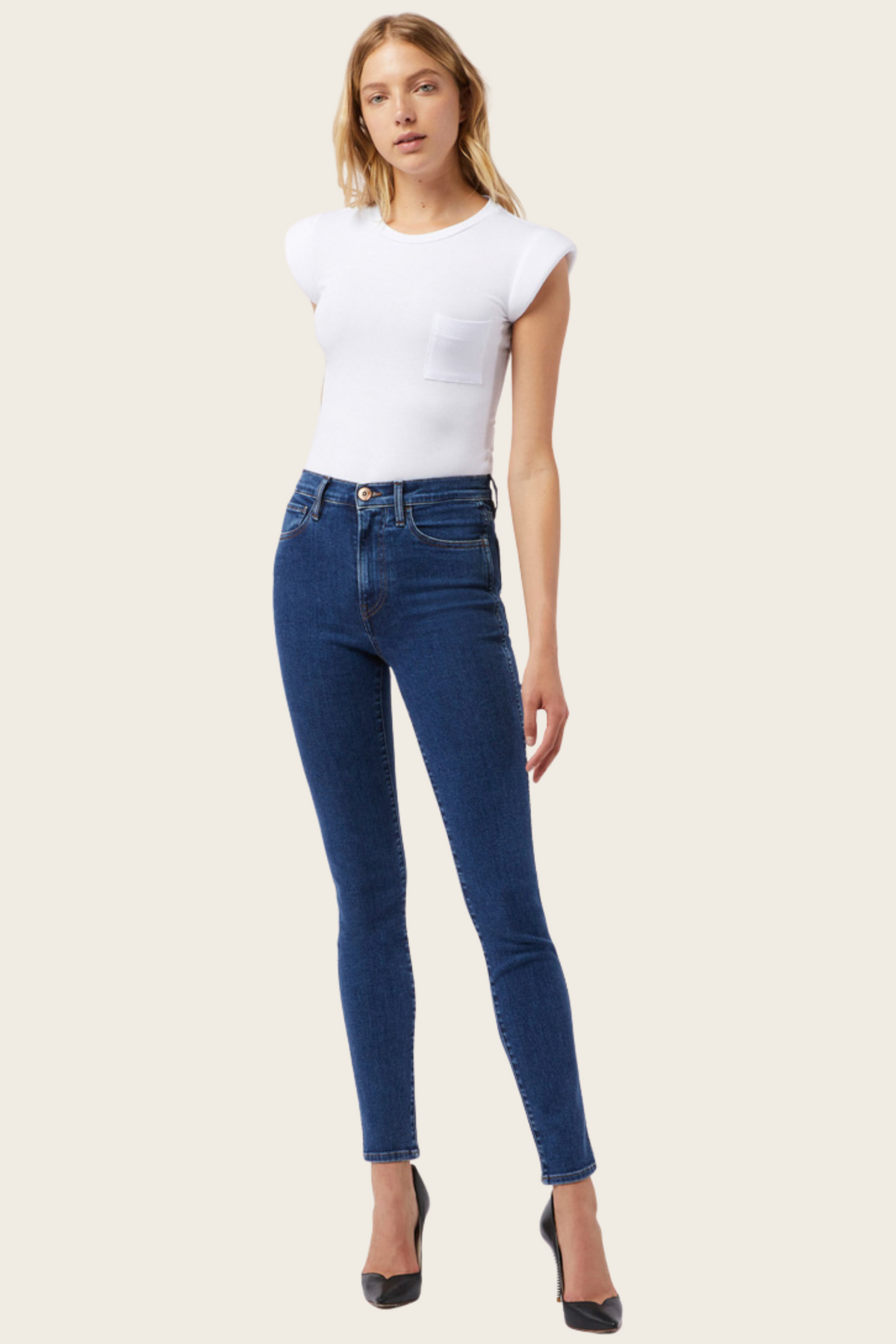 Straight Authentic Blue Jeans - 3x1