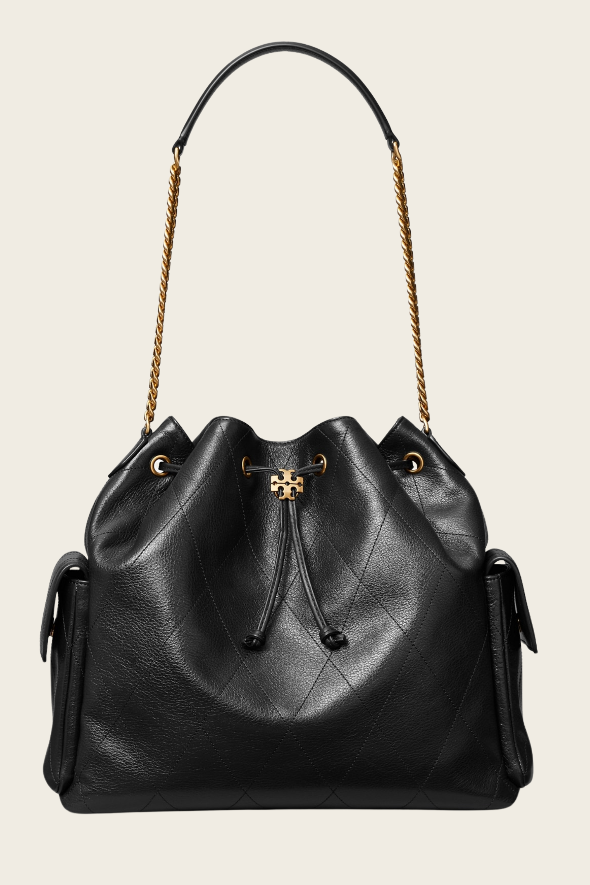 Mala de Ombro Grande Charlie Acolchoada - Tory Burch (descrição feita)