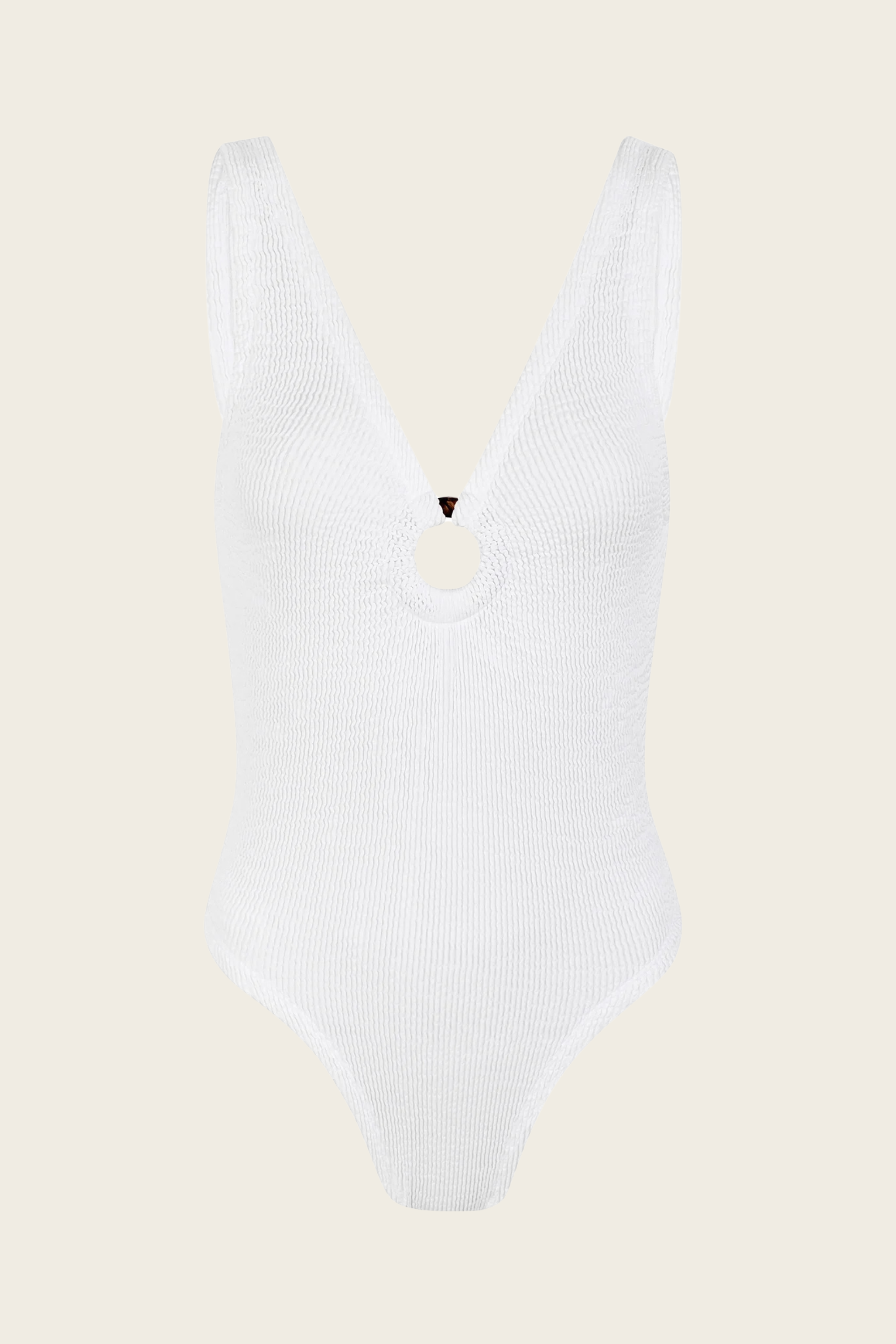 White Duna Swimsuit - SALIS - ESPACE CANNELLE - New Arrivals - SS26