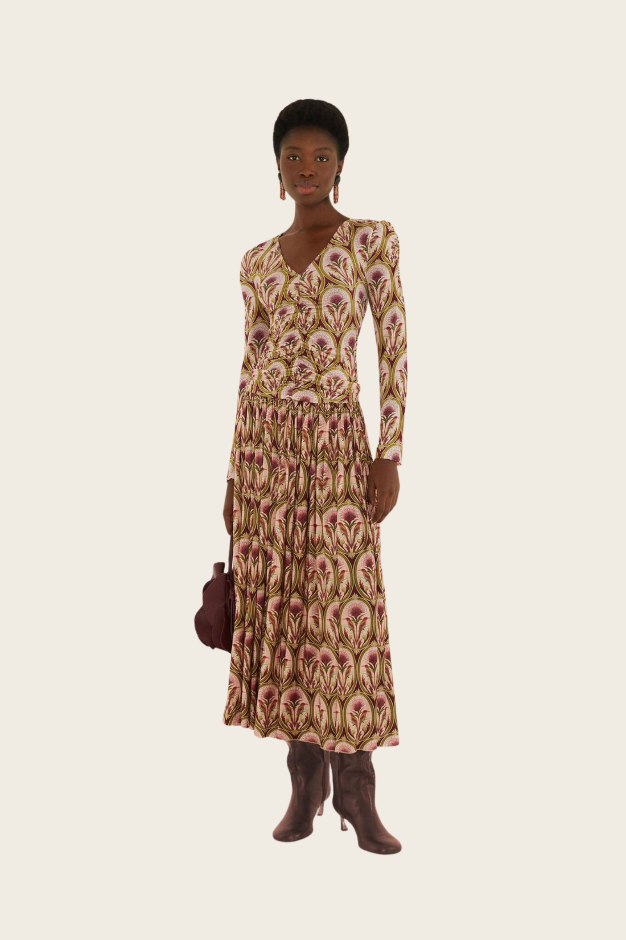 Garden Medal Midi Skirt - FARM Rio