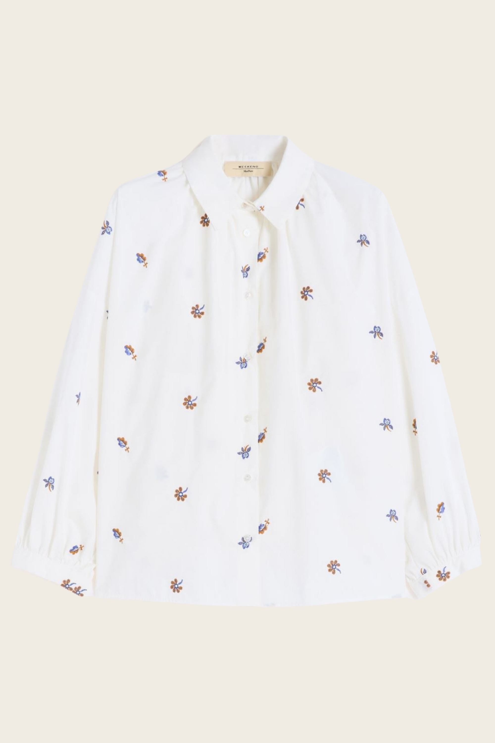 Poplin shirt with embroidery - MaxMara