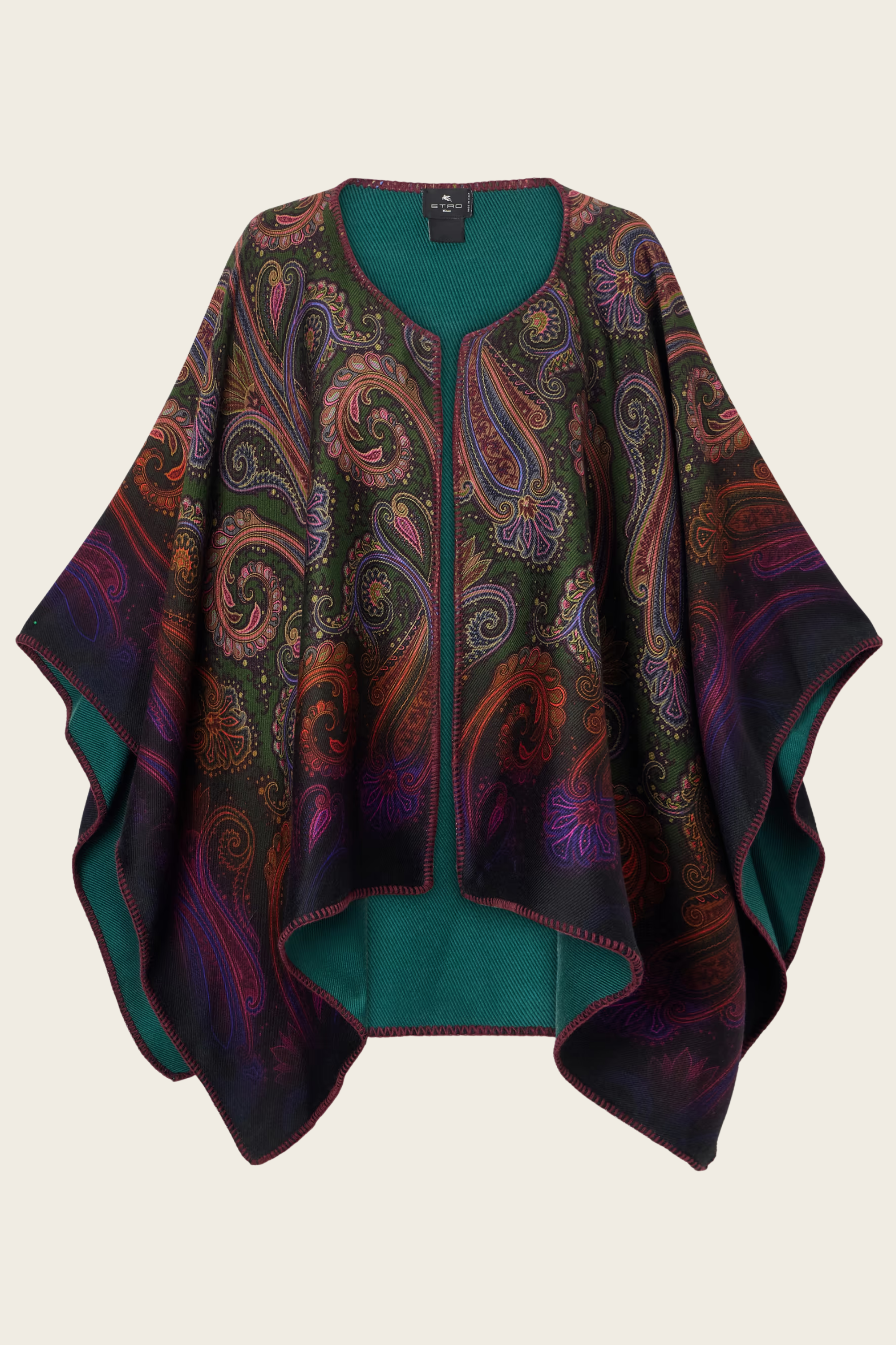 Reversible Paisley Cape - Etro (desc feita) - ESPACE CANNELLE - New Arrivals