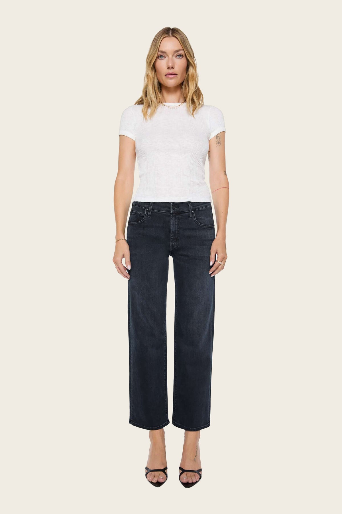 The Mid Rise Zip Rambler Ankle – Night In Venice - Mother