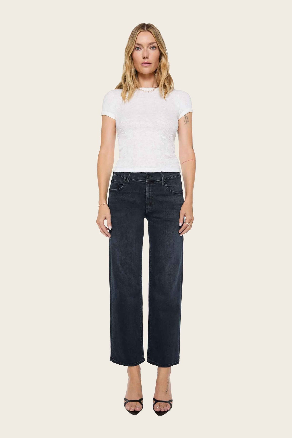 The Mid Rise Zip Rambler Ankle – Night In Venice - Mother