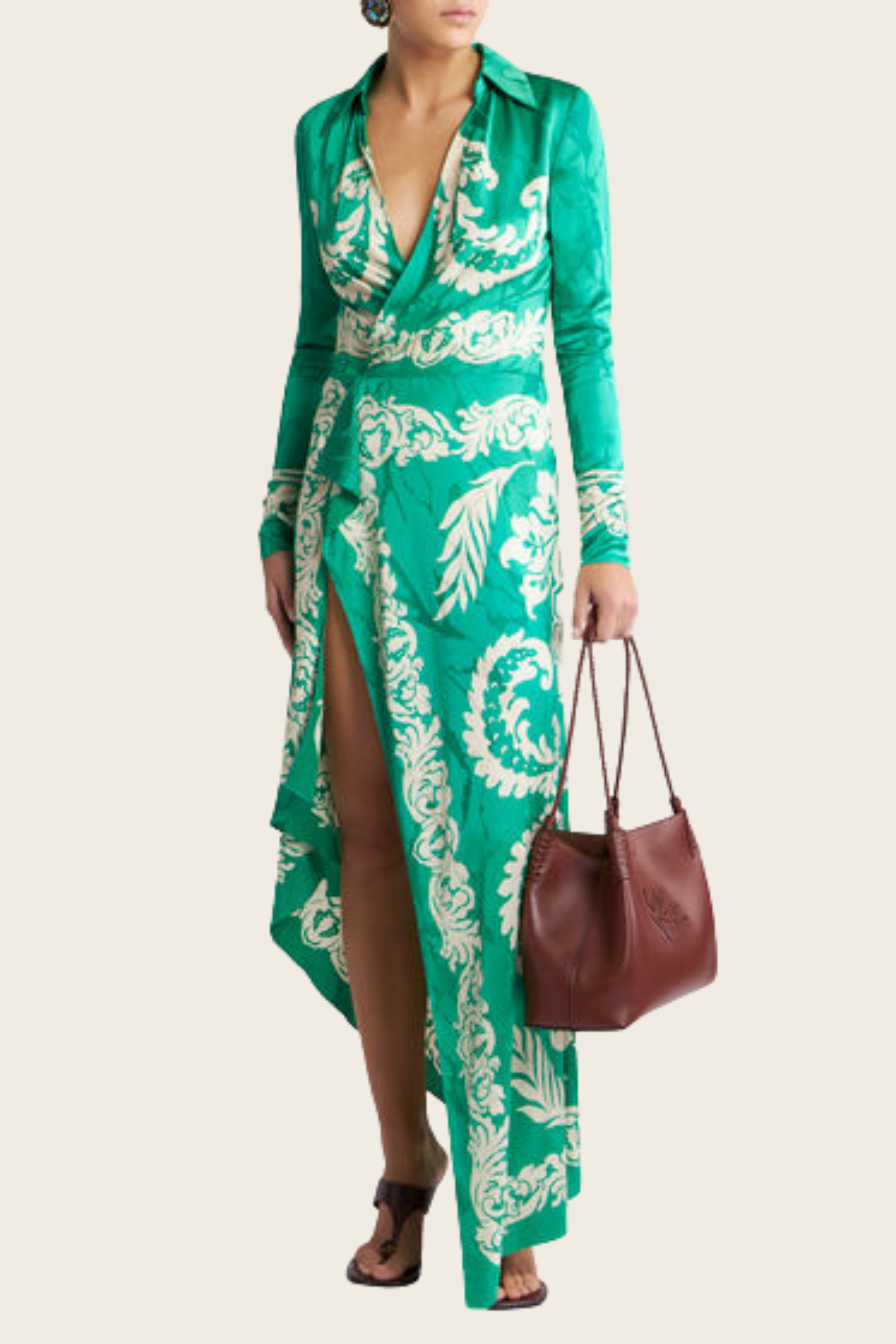 Floral Print Wrap Dress - Etro