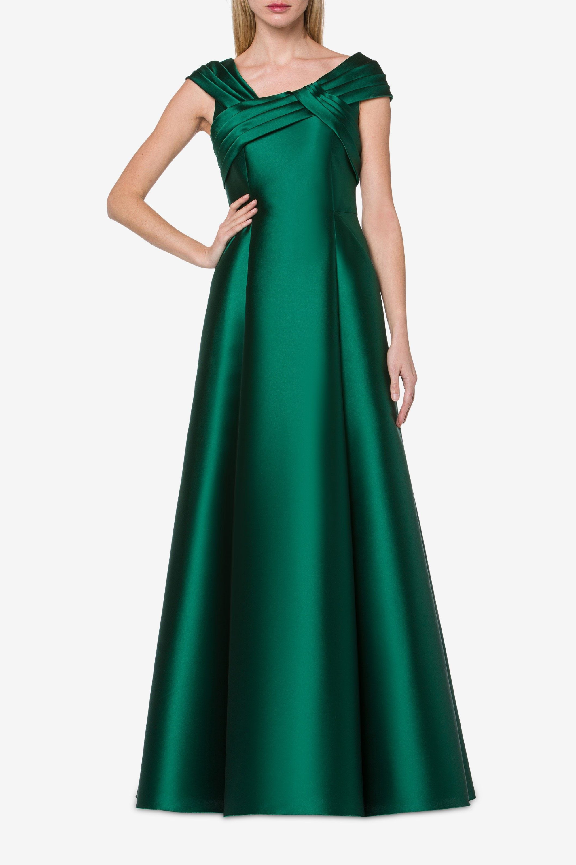 Vestido Longo Mikado - Alberta Ferretti 