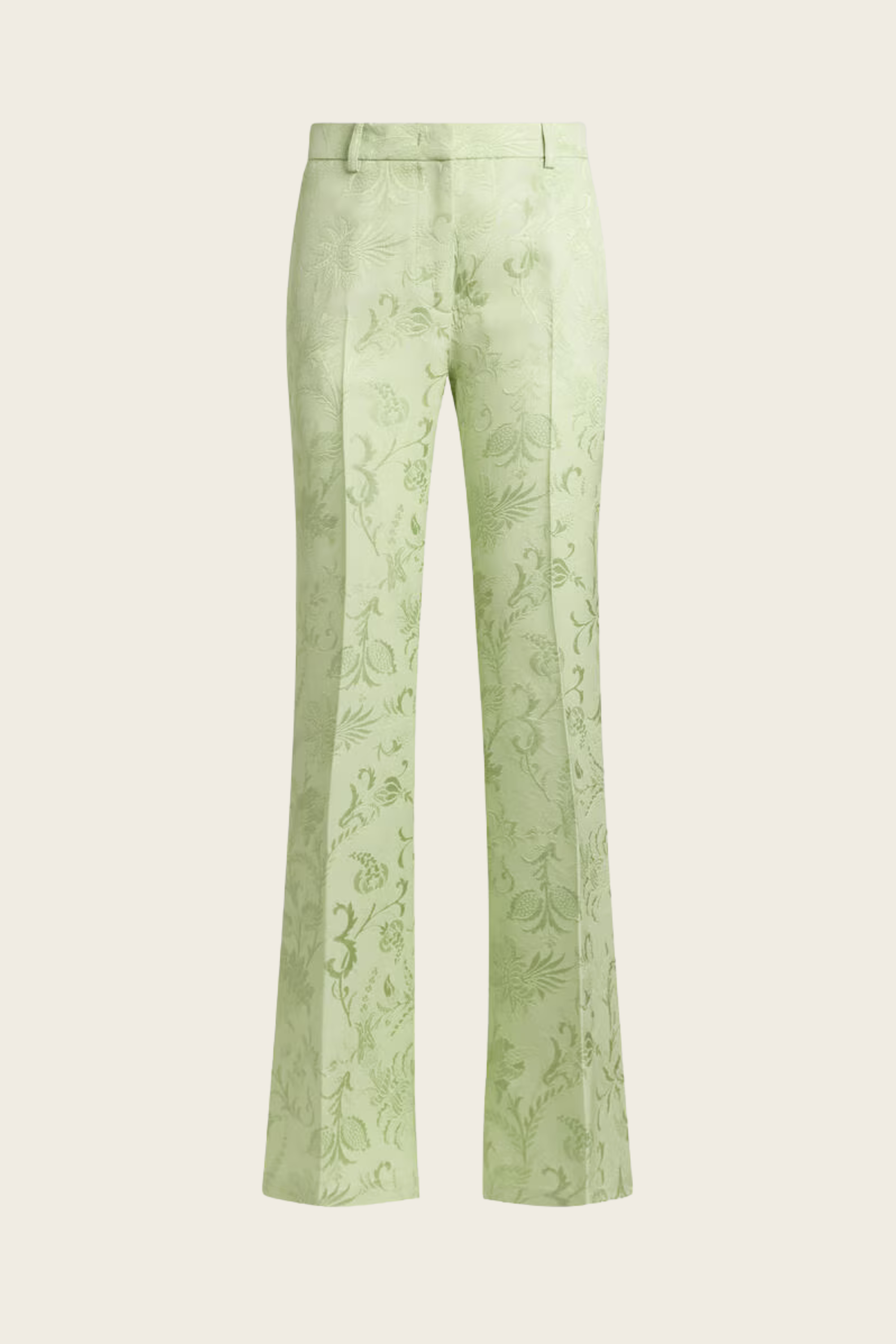 Calças bootcut em jacquard com motivo floral - Etro