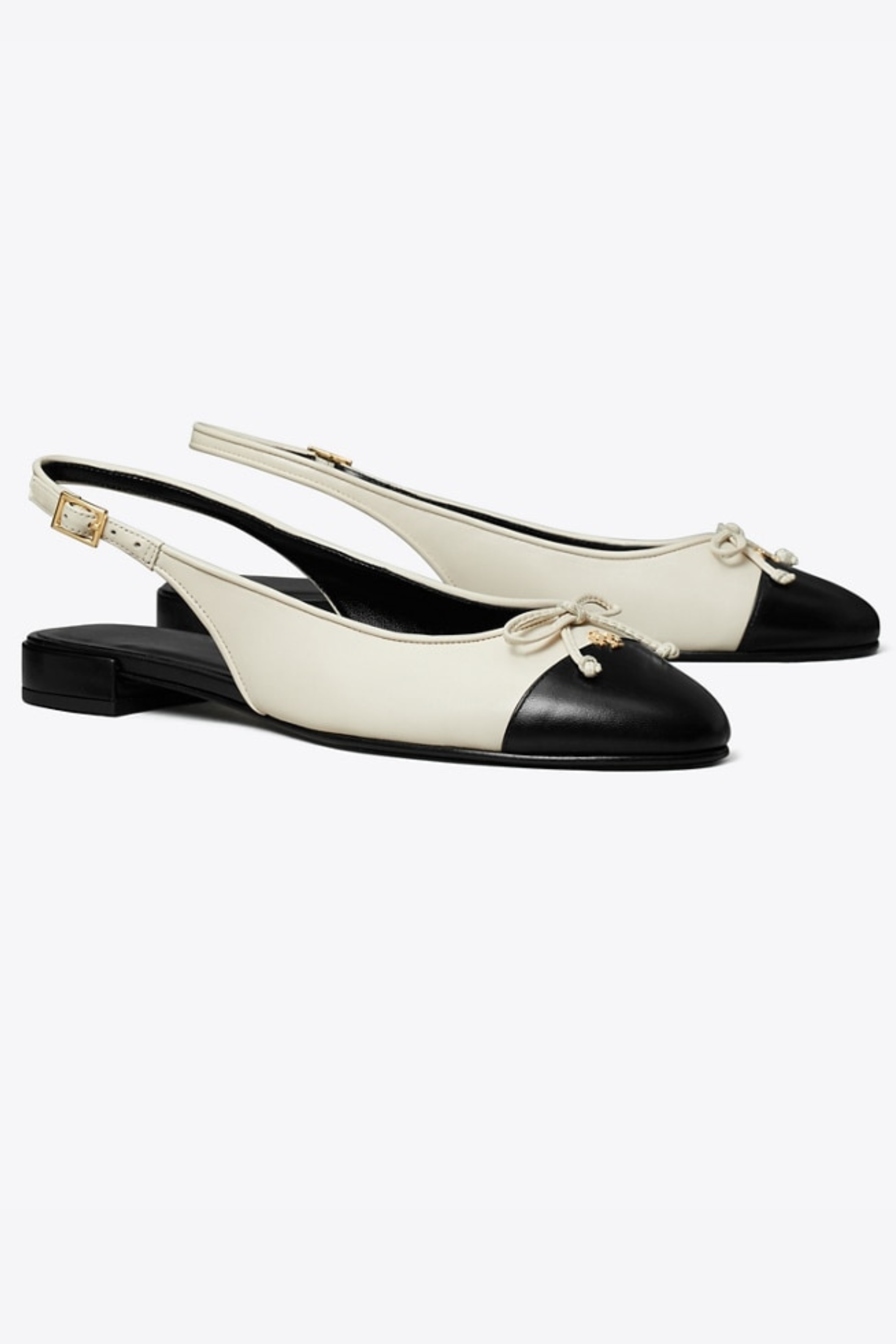 Cap-Toe Slingback, Leather upper with contrast cap toe, Napa leather lining, New Arrivals, FW25, Espace Cannelle