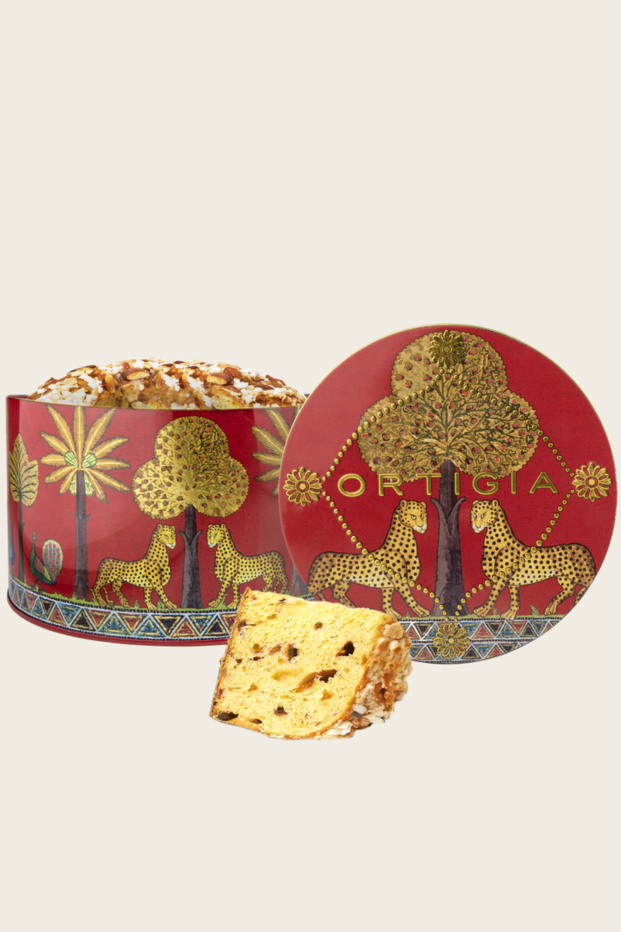 Bolo Veneziana de Mandarim na Lata Vermelha 750g – Ortigia Sicilia