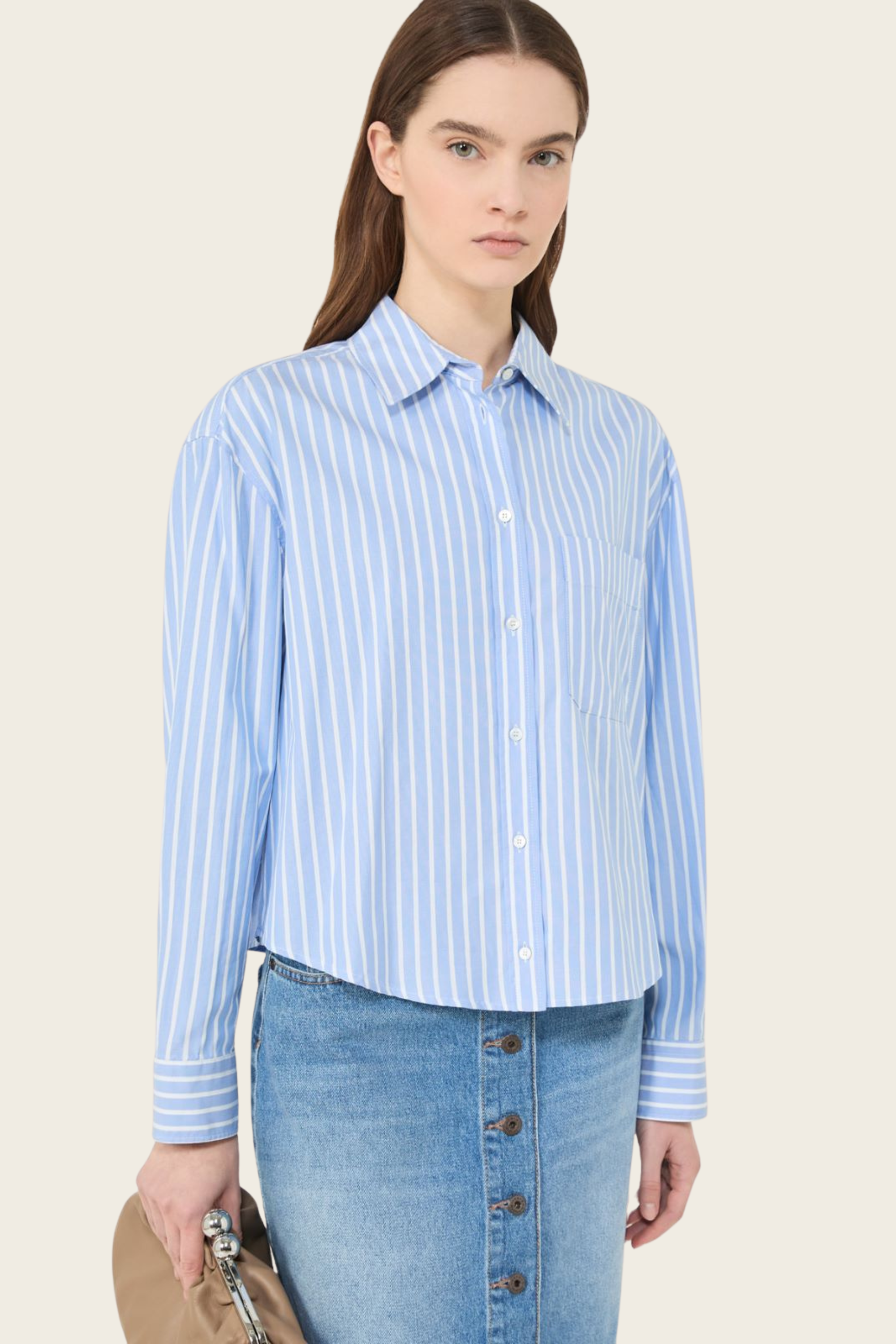 Striped cotton Oxford shirt - MaxMara