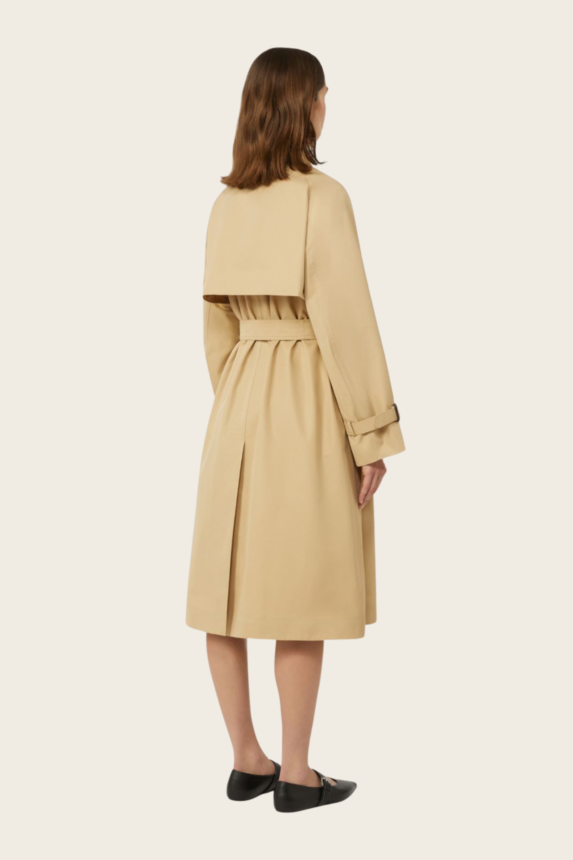 Reversible water-repellent gabardine trench coat - MaxMara