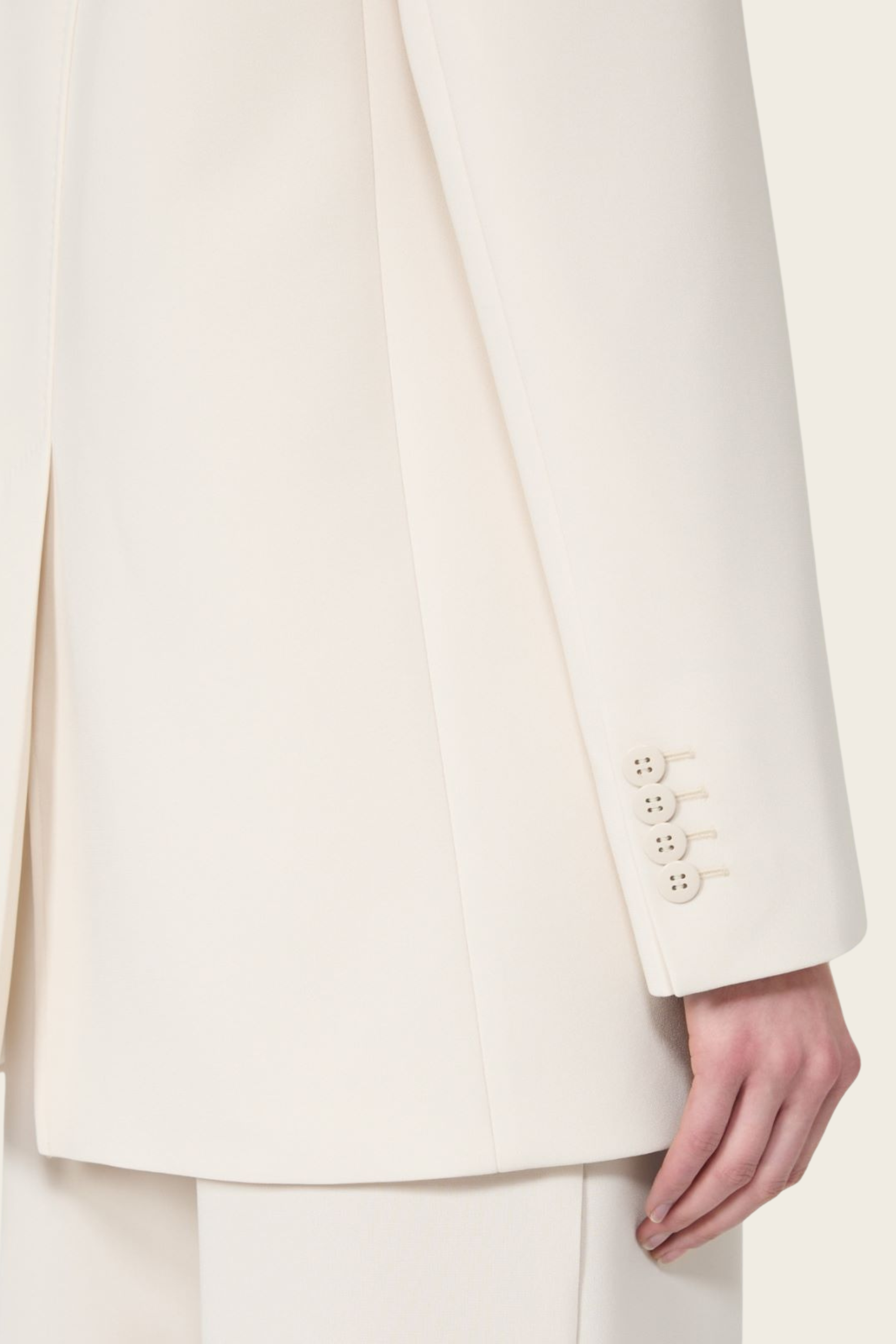 Single-breasted cady blazer - MaxMara