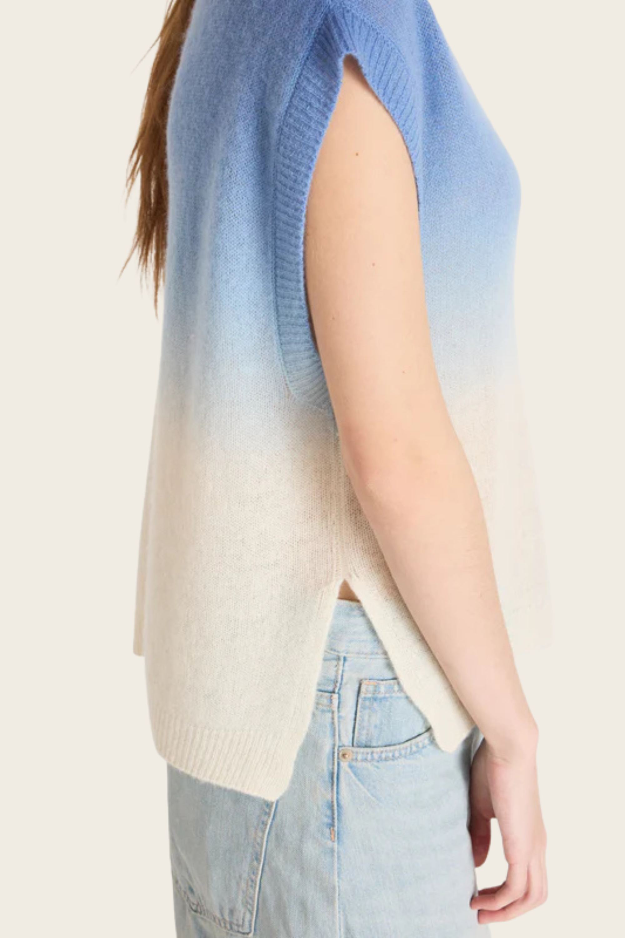 Samantha Sleeveless Sweater - Absolut Cashmere - ESPACE CANNELLE