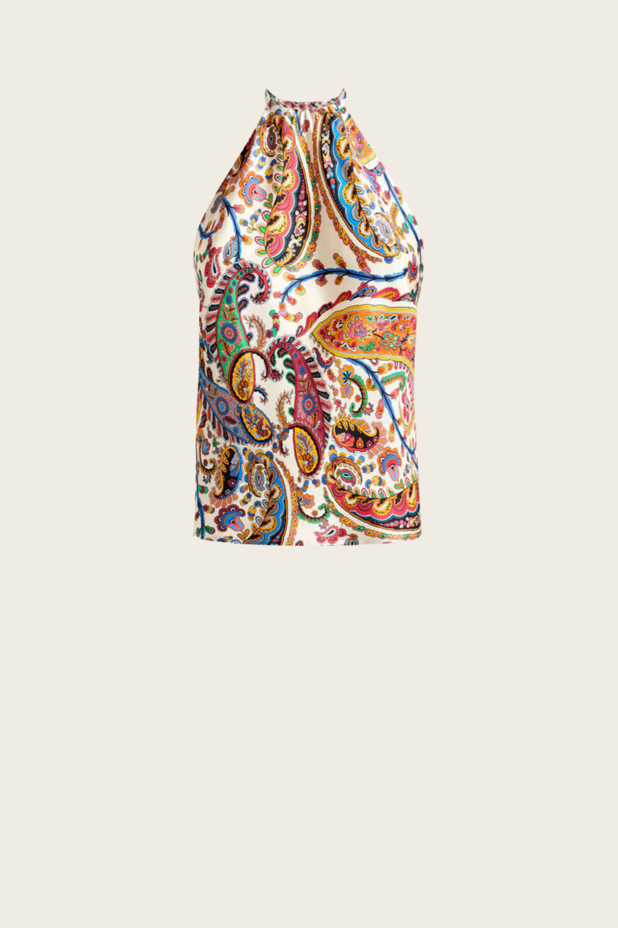 Floral Paisley Halterneck Top - Etro (desc feita) - ESPACE CANNELLE - New Arrivals - SS26