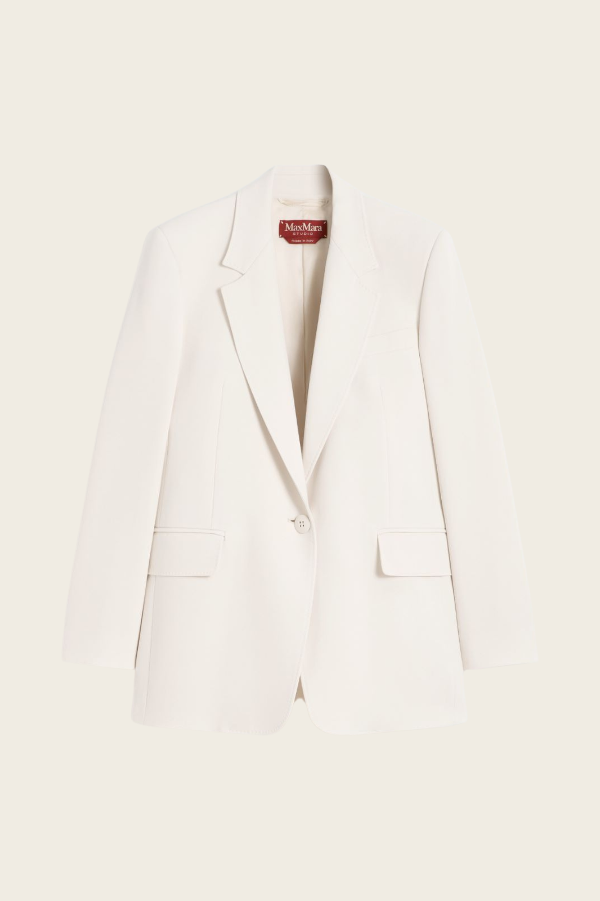 Single-breasted cady blazer - MaxMara