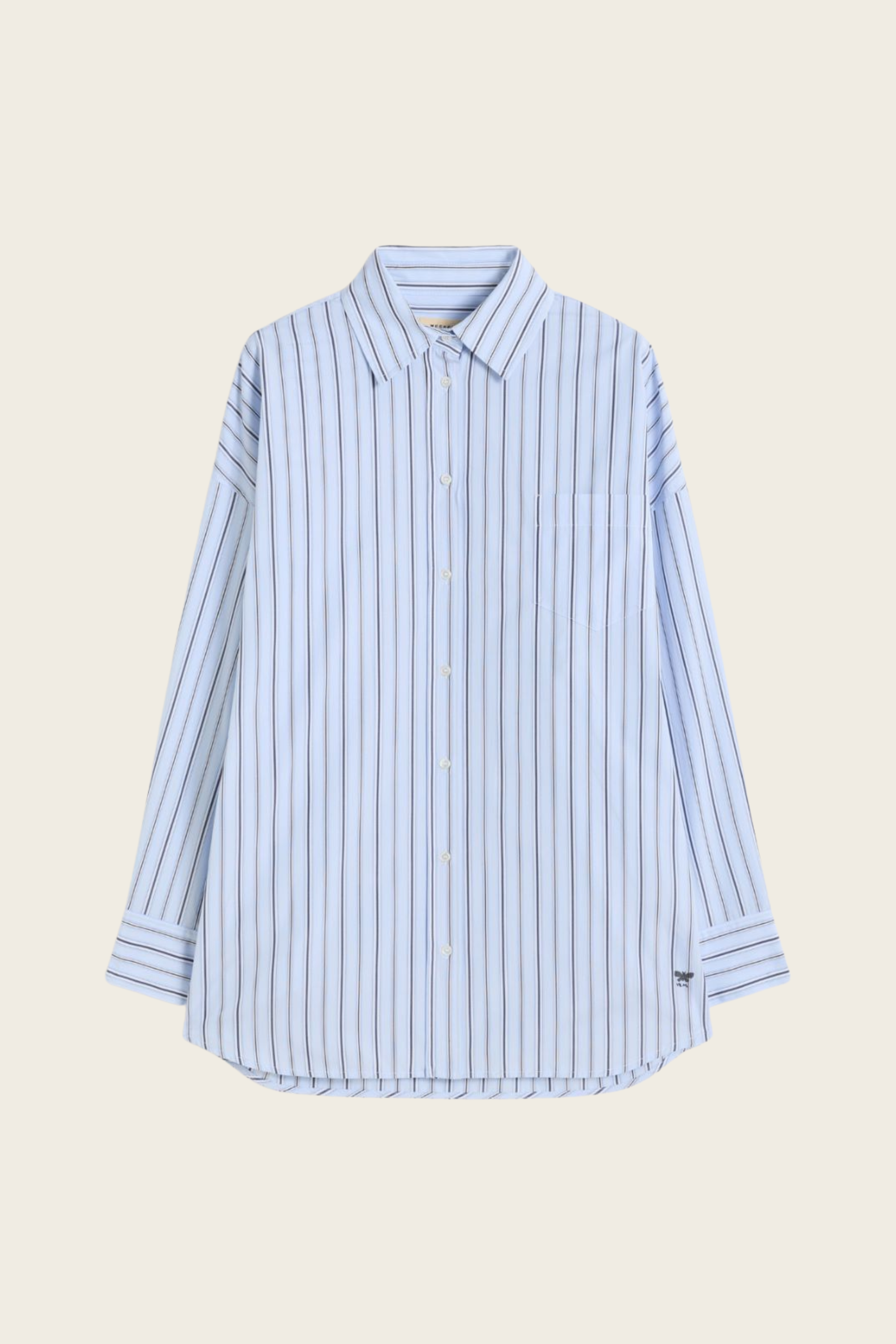 Oversized striped cotton shirt - MaxMara