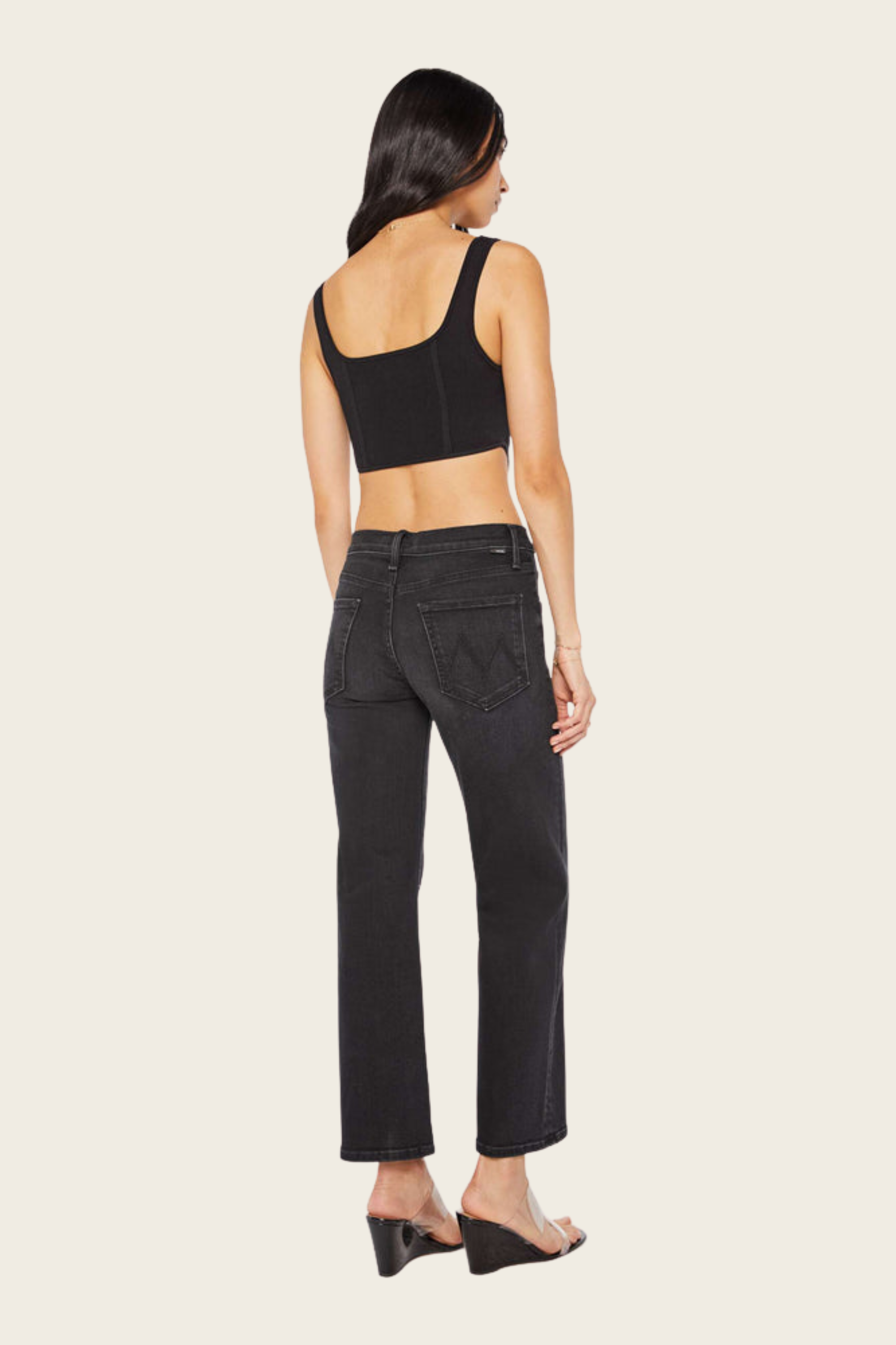 The Mid Rise Rambler Zip Flood - Mother