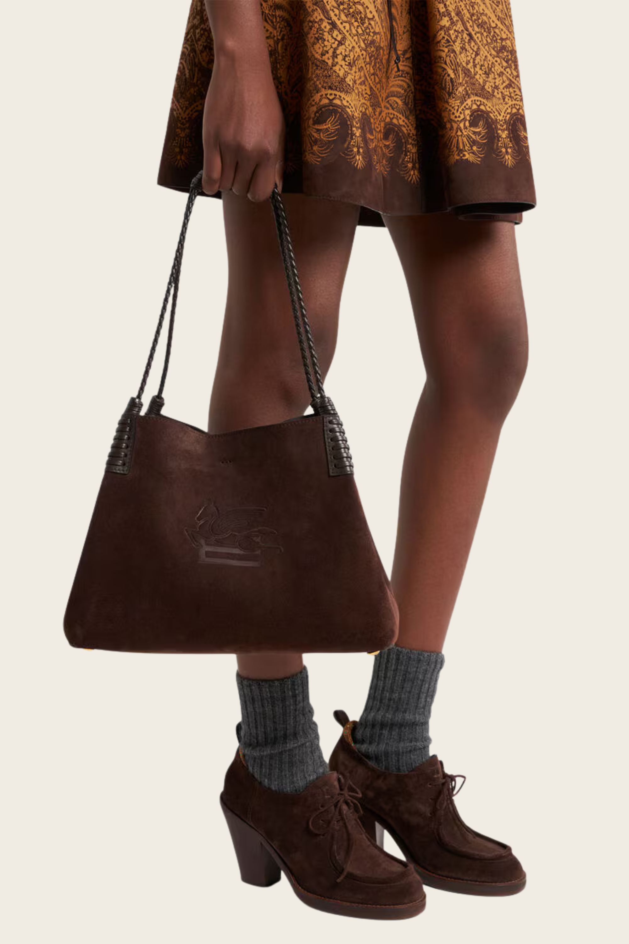Brown Libra Tote Bag - Etro