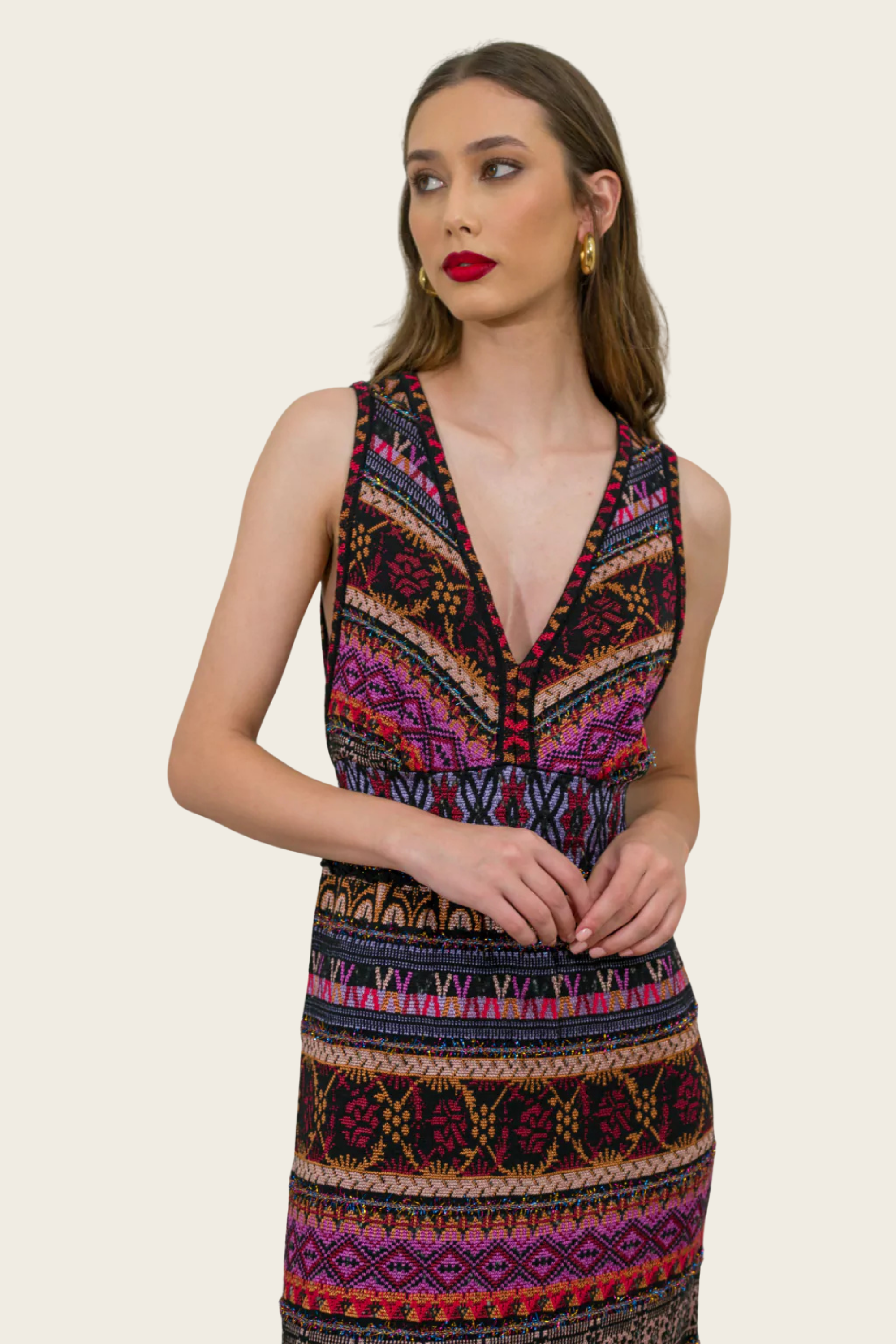 Vestido Longo Celia - Cecilia Prado