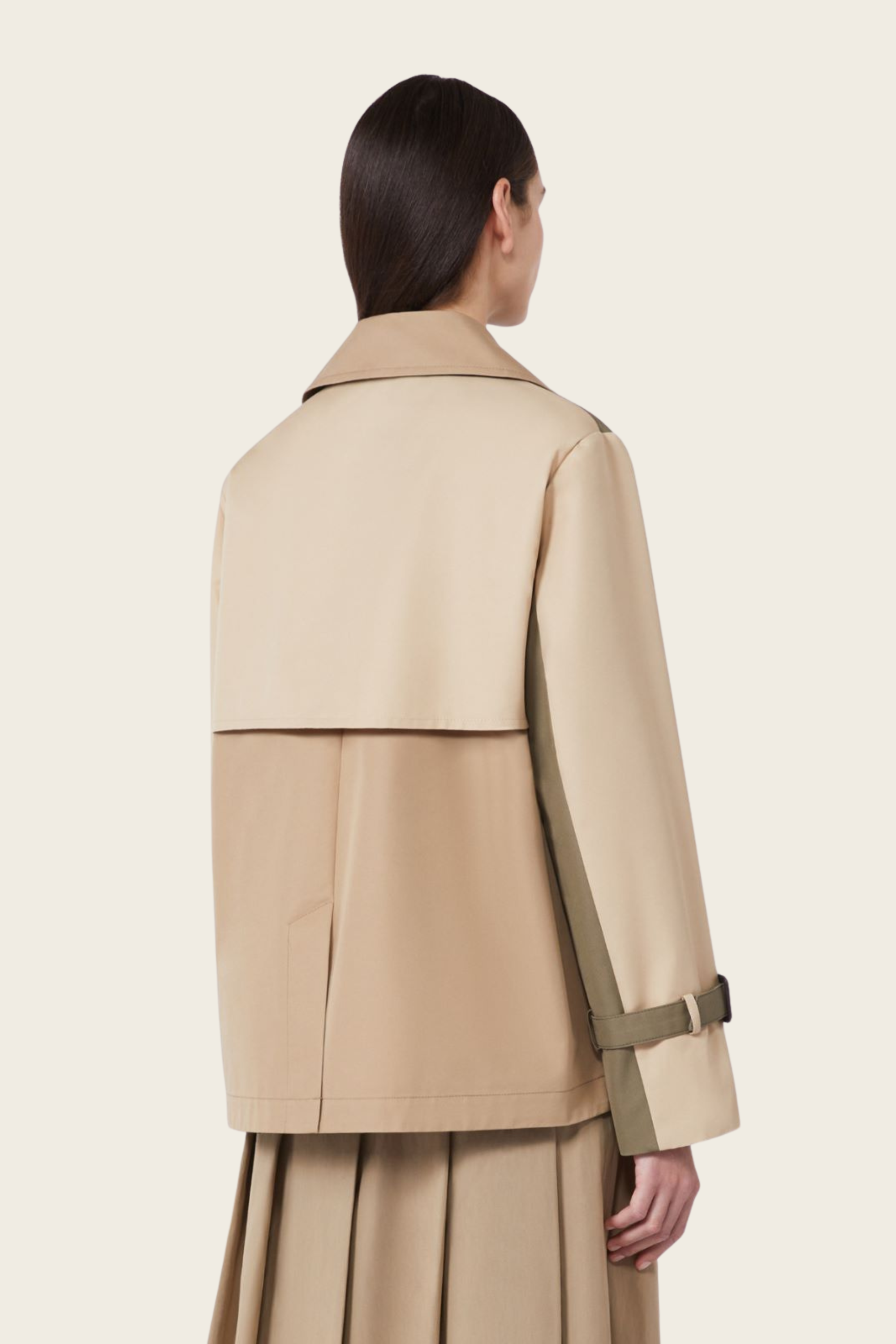 Cropped Trench Coat - MaxMara - ESPACE CANNELLE